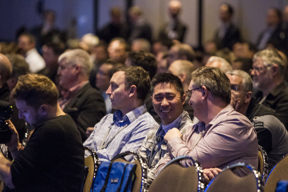 Port of Liverpool Suite conference with engaged audience in a positive atmosphere.