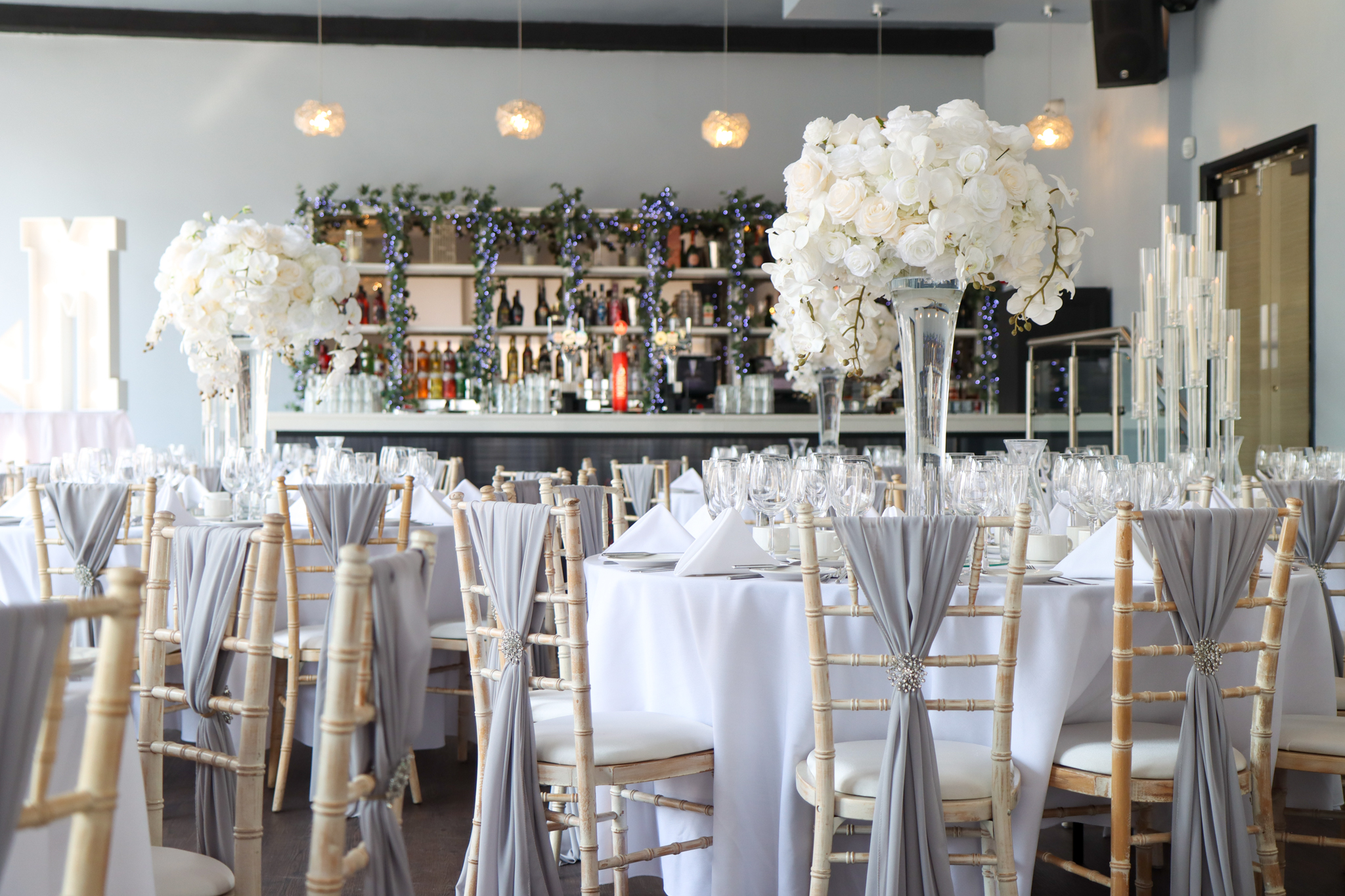 Cunard Suite at The Bentley, elegant event space for weddings and corporate gatherings.