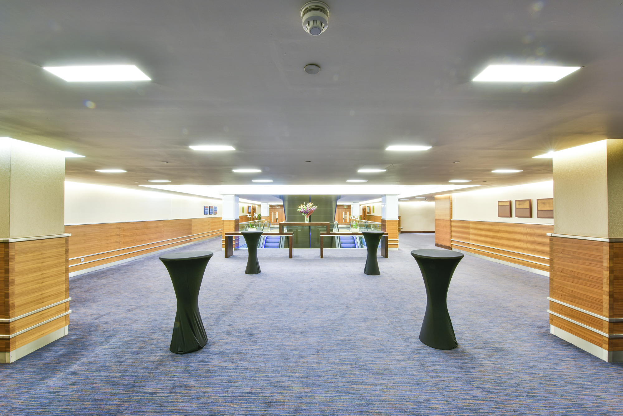 Arora Theatre event space at Sofitel London Heathrow, modern decor for networking and receptions.