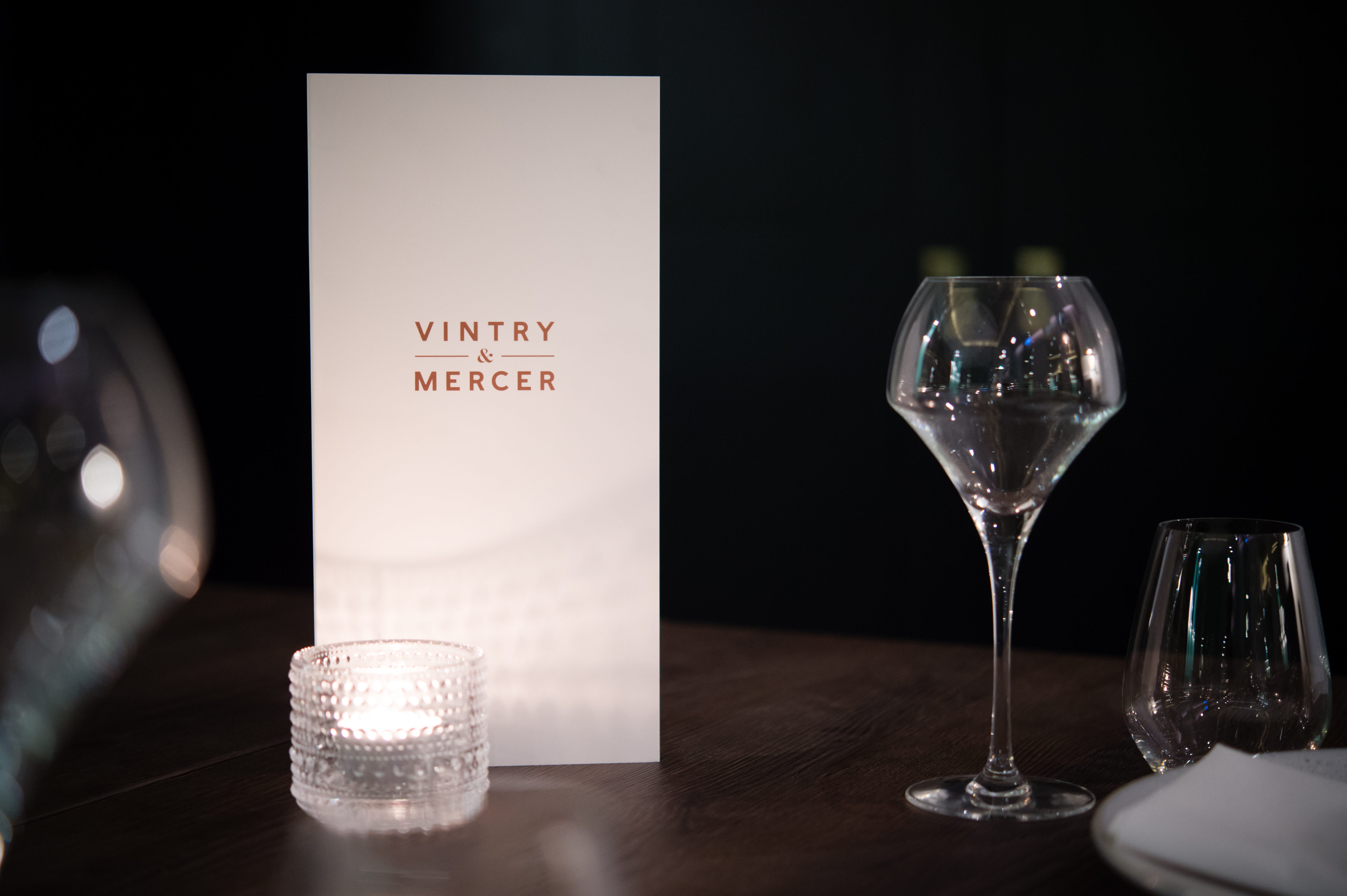 Elegant table setting in The Drawing Room, Vintry & Mercer for upscale dining events.