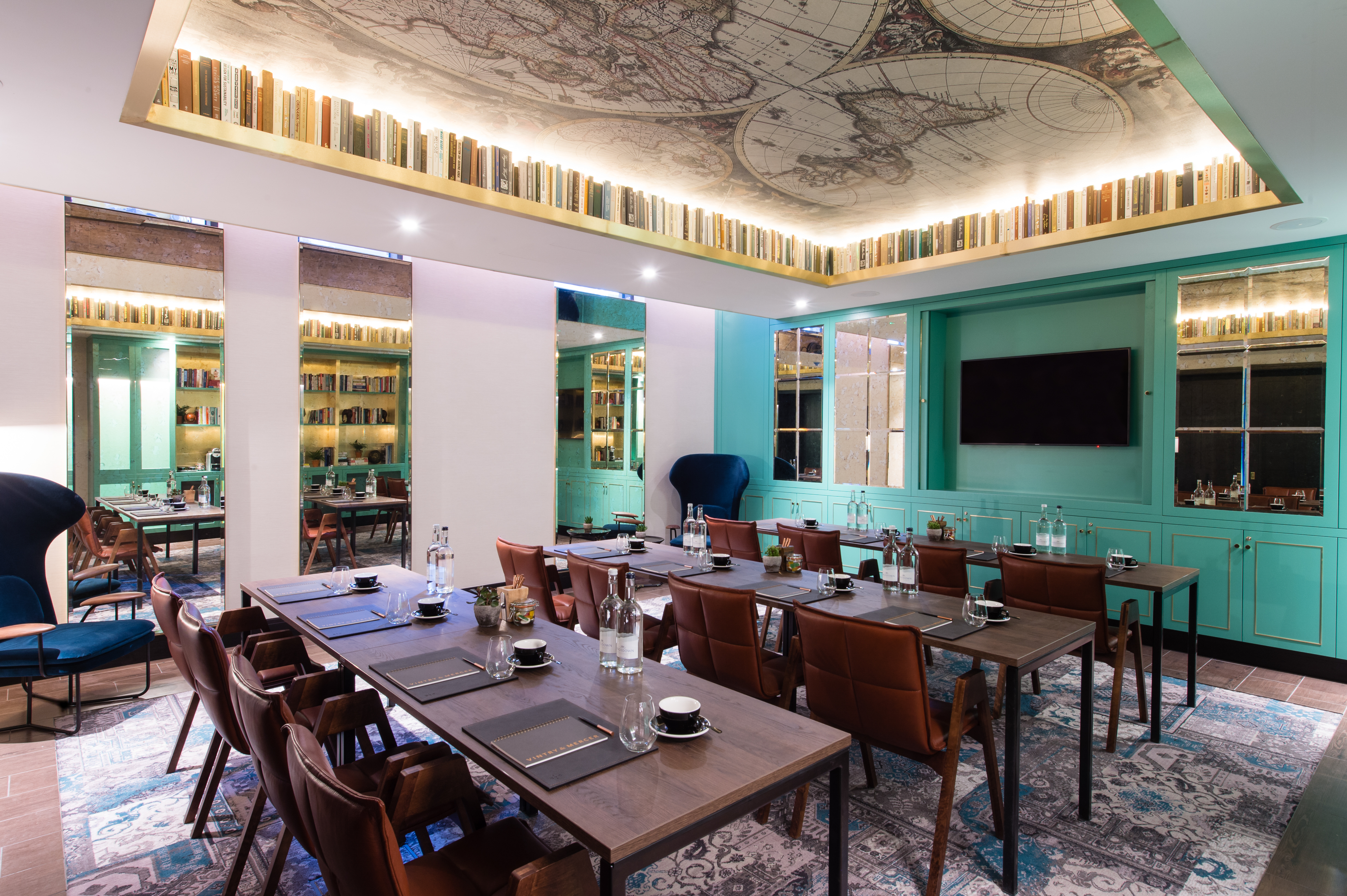 Stylish meeting room at Vintry and Mercer Hotel, ideal for corporate events.