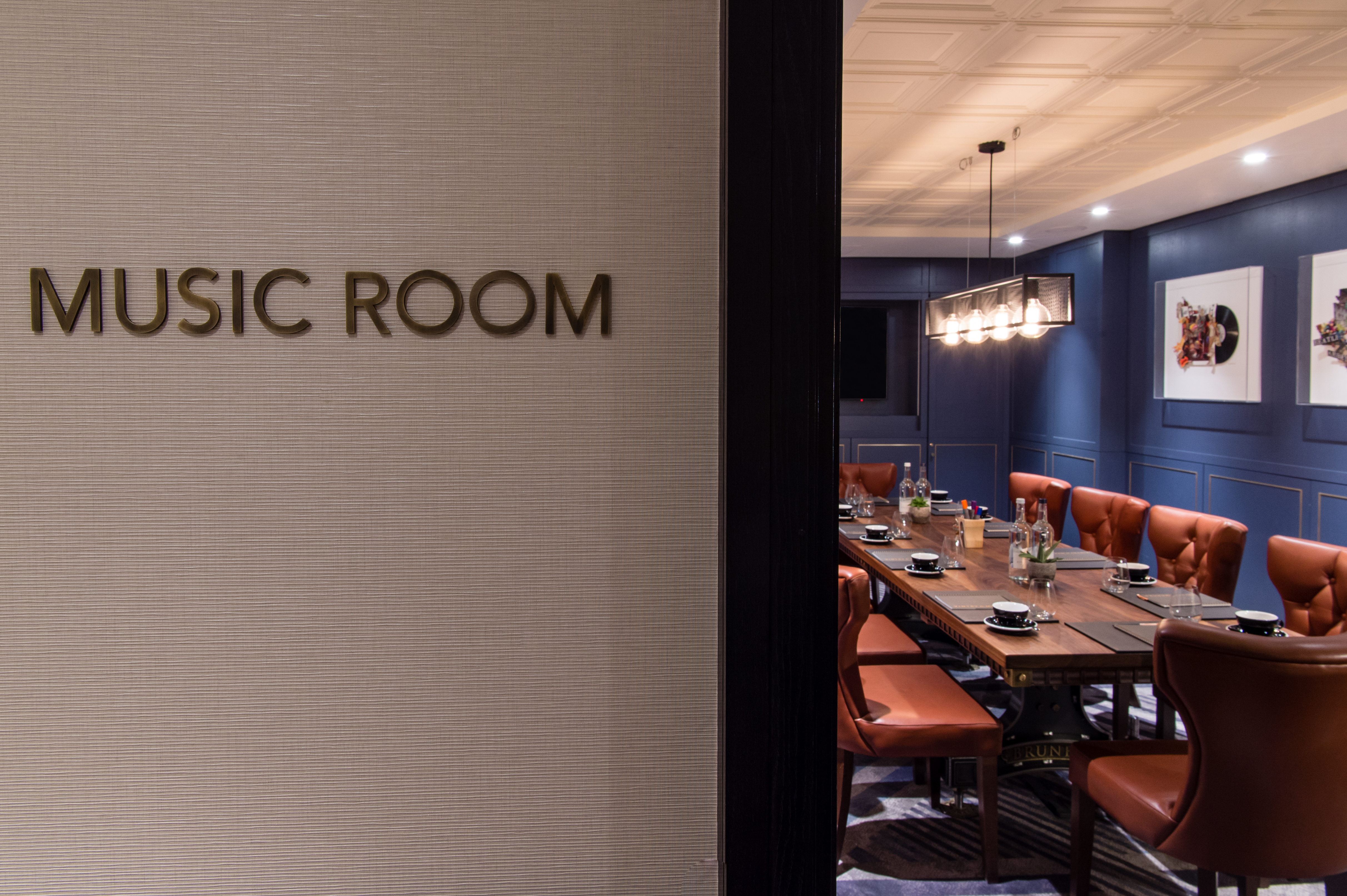 "Elegant Music Room at Vintry and Mercer Hotel, ideal for meetings and gatherings."