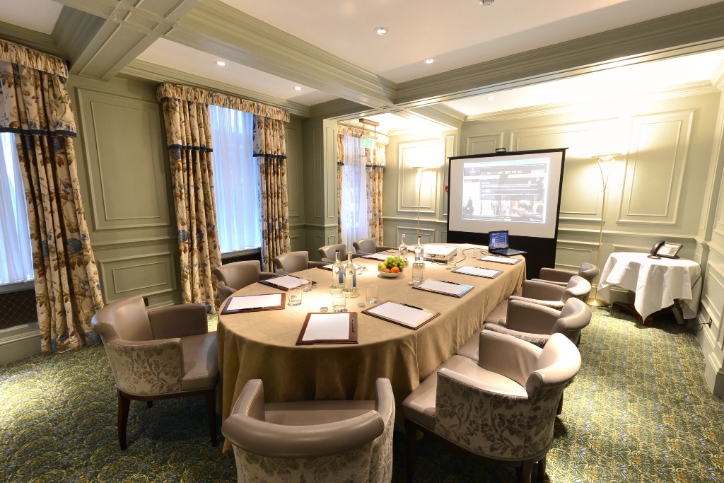 Argyll Room at The Stafford London, elegant meeting space for corporate events.