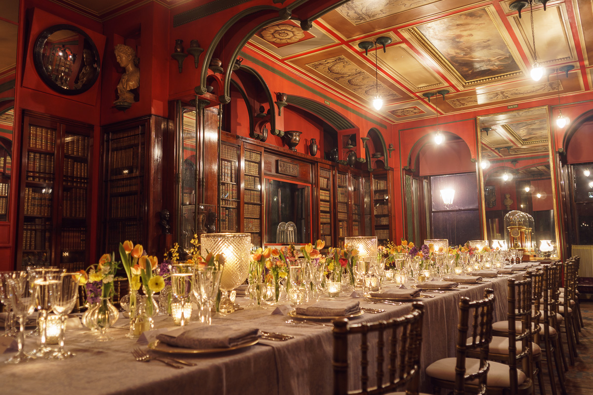 Elegant dining room at Sir John Soane's Museum, perfect for upscale events and gatherings.
