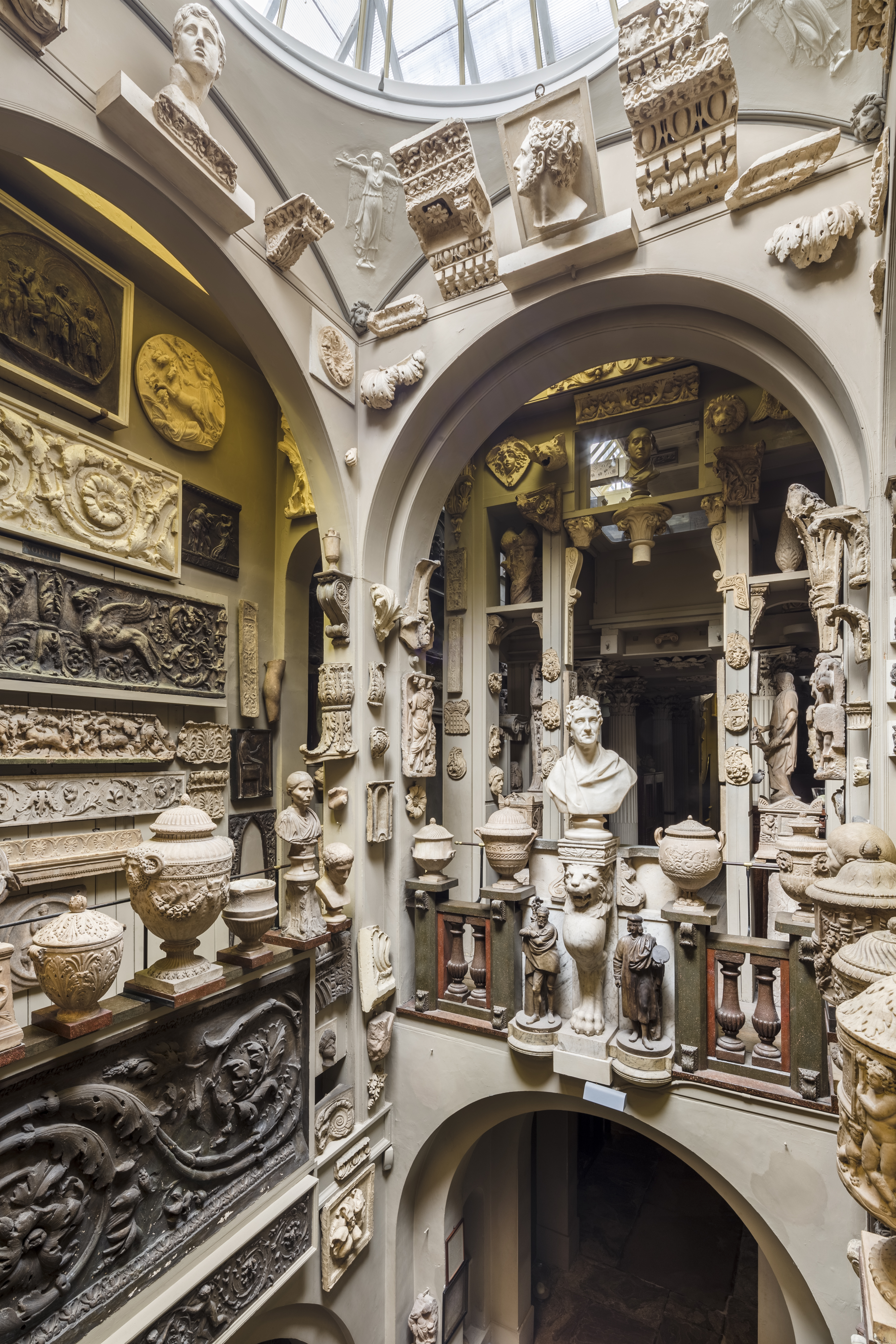Whole Venue at Sir John Soane's Museum, adorned gallery for art-themed events and receptions.