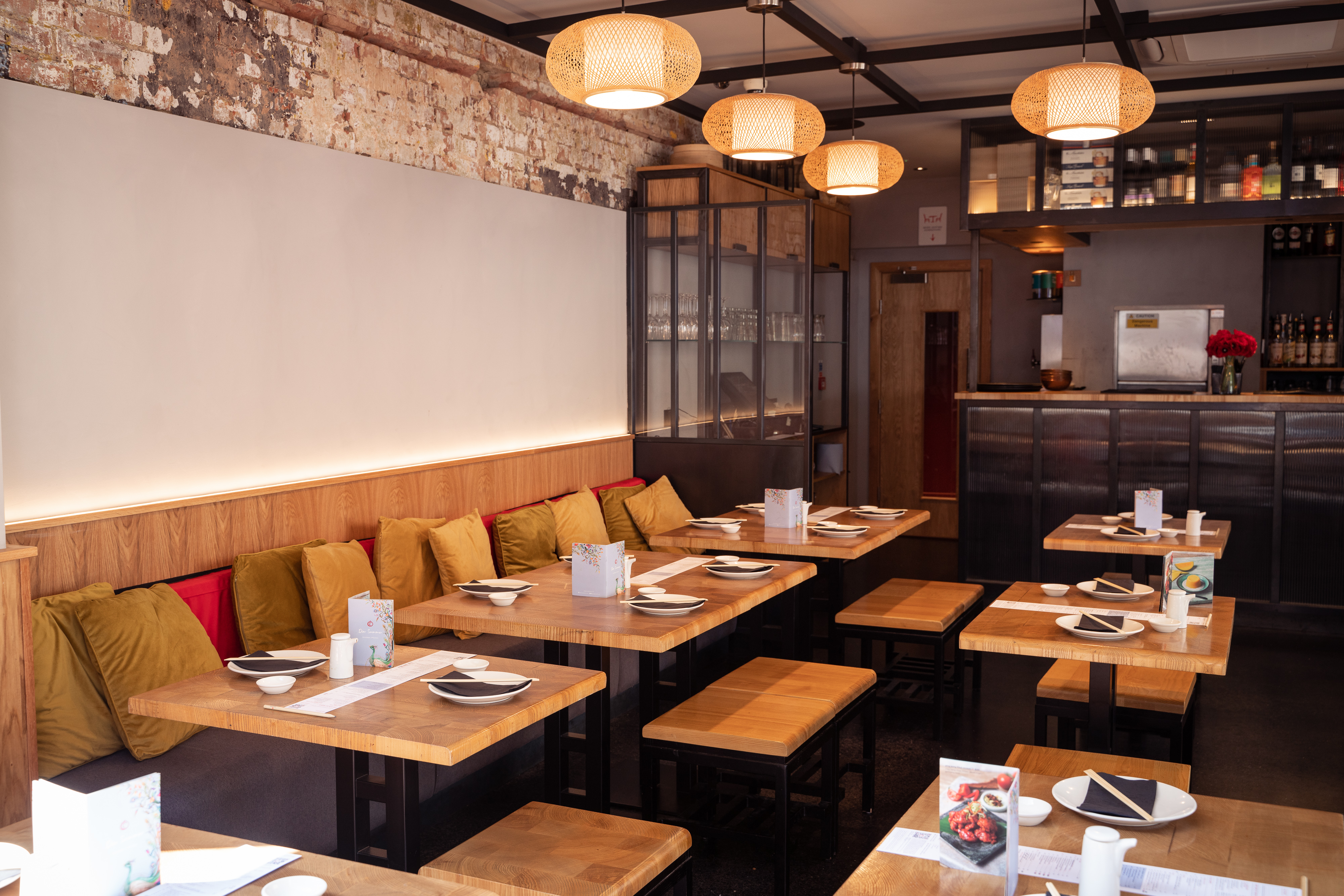 Group bookings at Ping Pong St Christopher Place, modern dining with warm ambiance.
