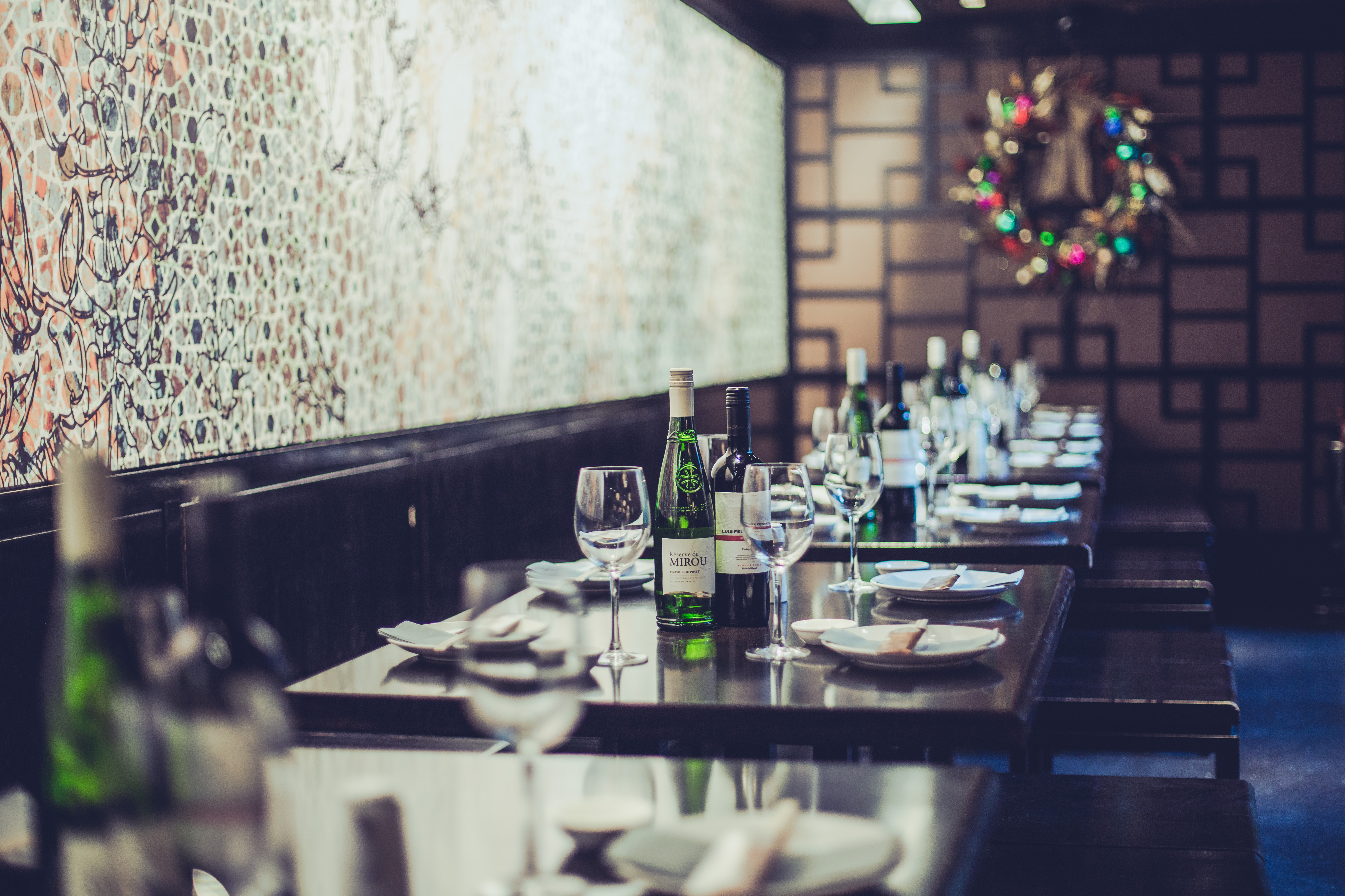 Elegant dining setup for group bookings at Ping Pong Soho, ideal for corporate events.