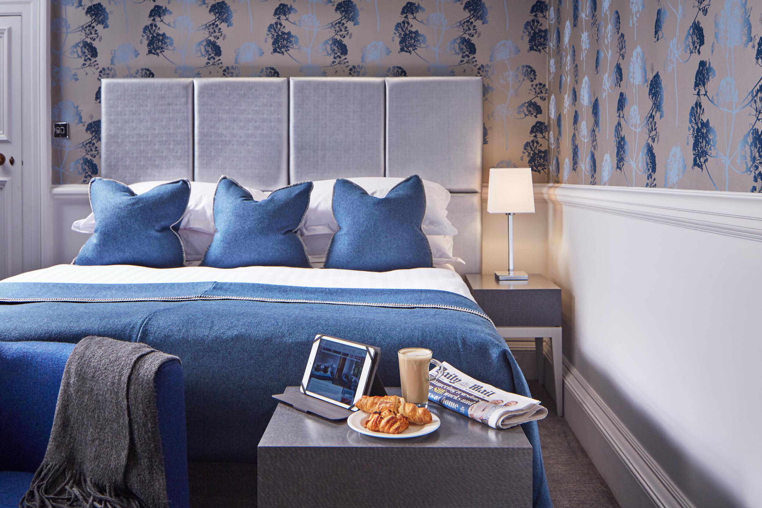 Garden Suite at Barnett Hill Hotel, featuring modern decor for business events and relaxation.