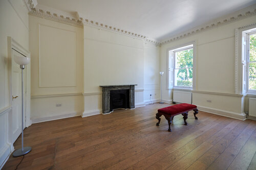 Spacious DrawingRoom at Pushkin House, ideal for intimate meetings and small events.