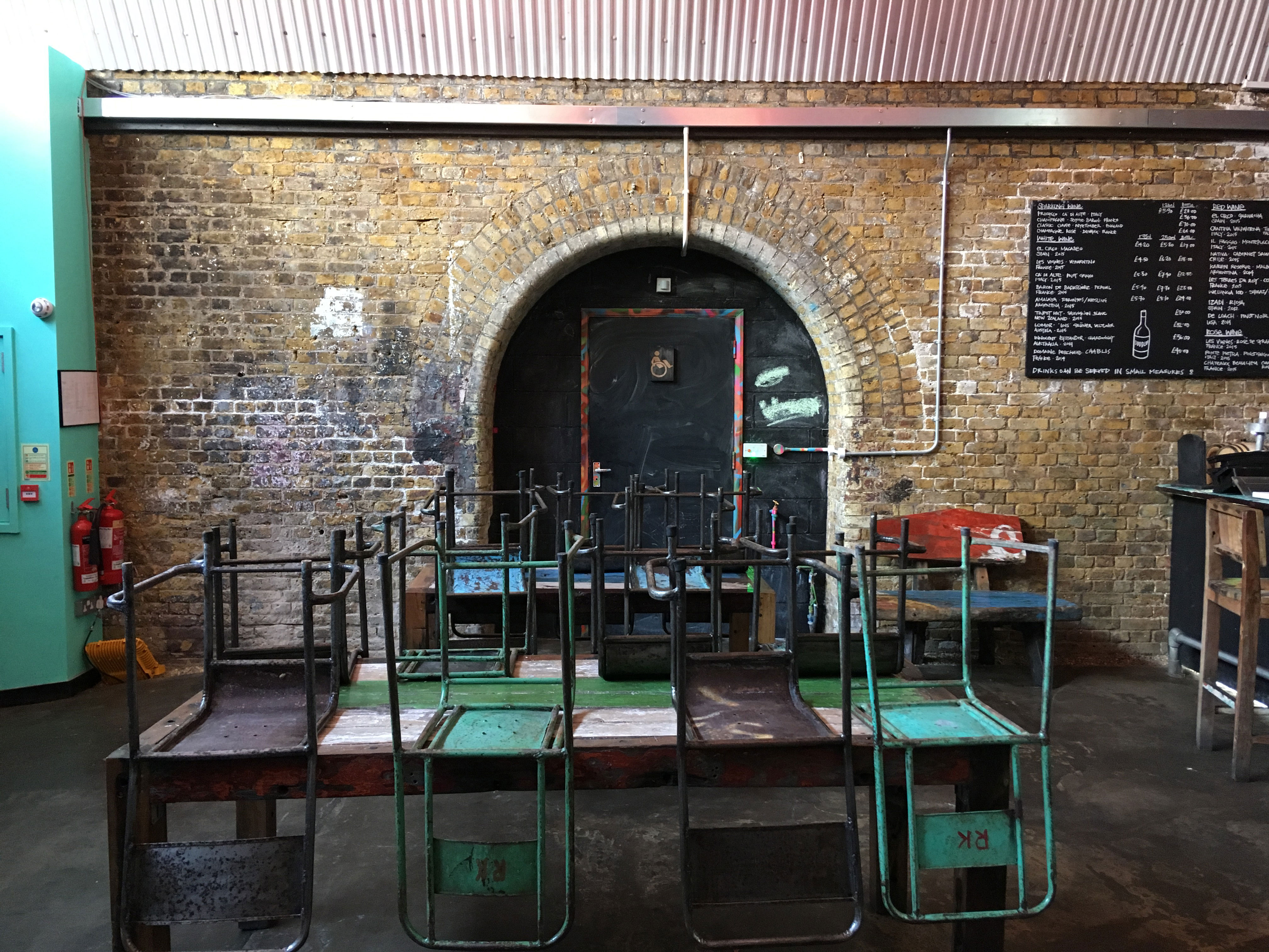 Doodle Bar Bermondsey: industrial venue with exposed brick for creative events.