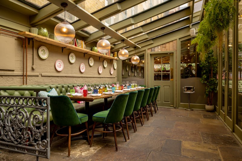 Stylish dining space at Beaufort House Chelsea, perfect for networking lunches and events.