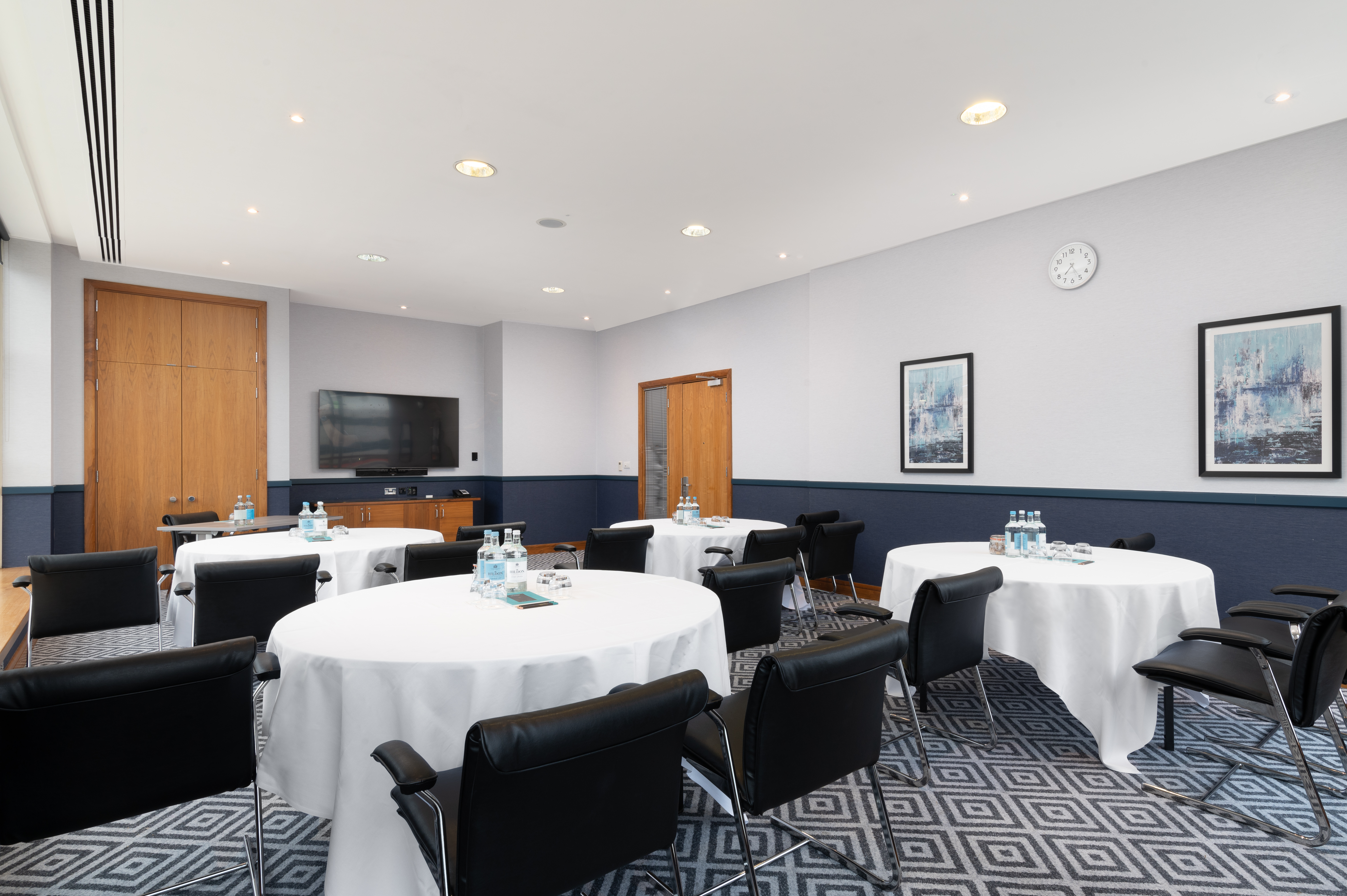 Marcel in a modern meeting room at Sofitel London Gatwick for workshops and conferences.