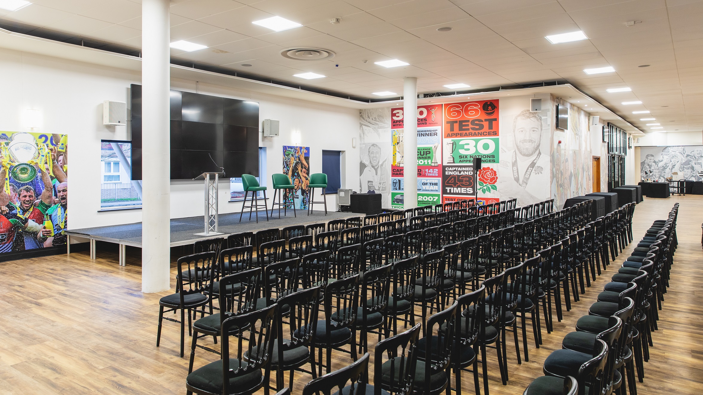 Chris Robshaw Bar at Twickenham Stoop Stadium, ready for corporate meetings and events.