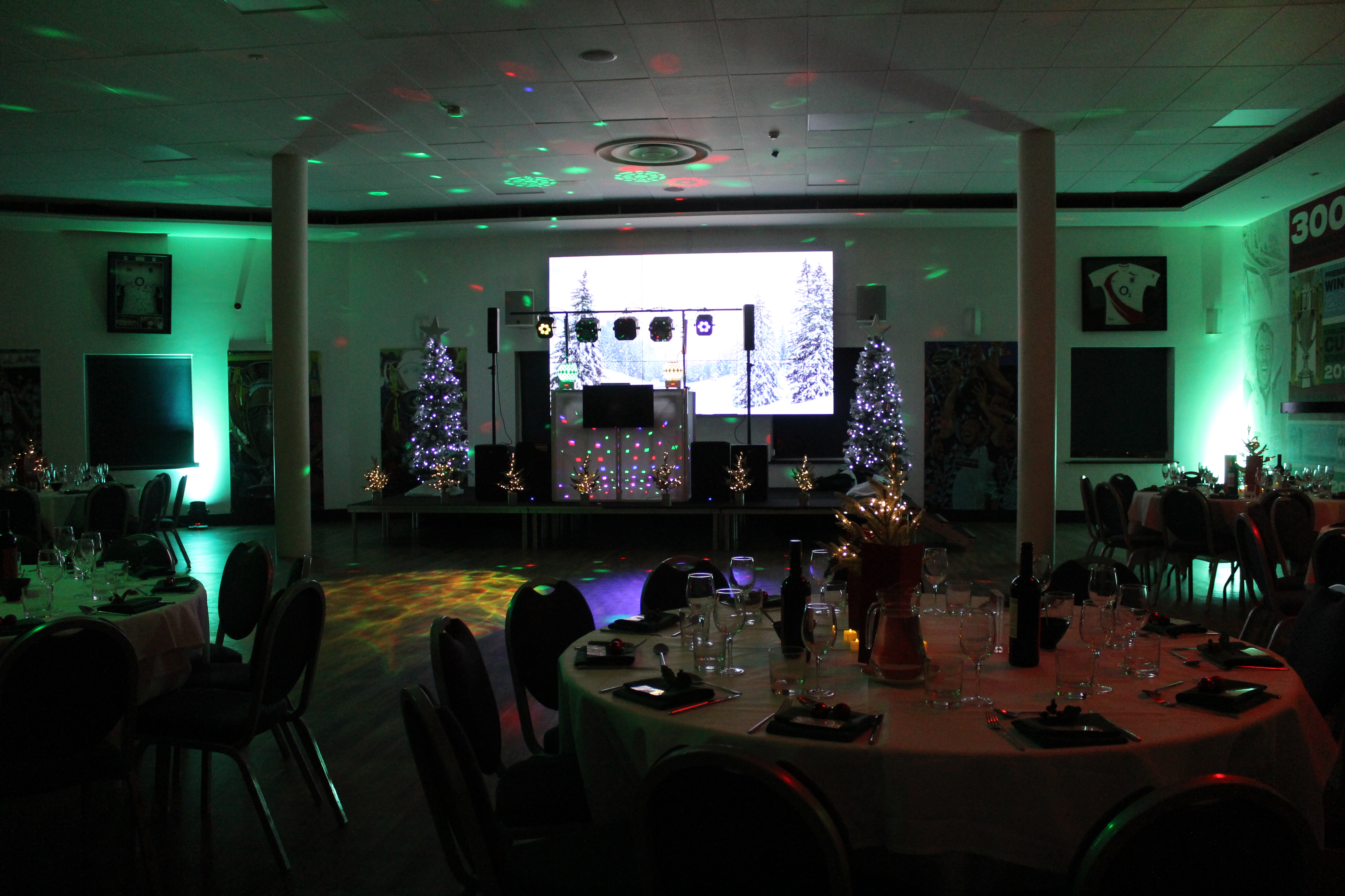 Chris Robshaw Bar at Twickenham Stoop, elegant event space for holiday parties and corporate events.