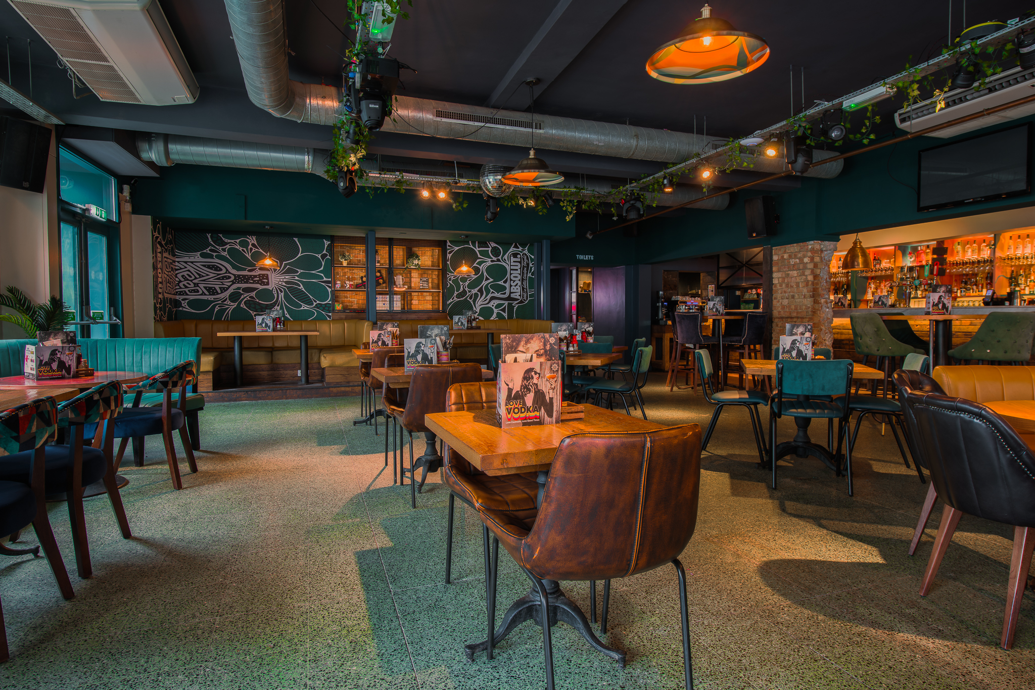 Stylish event space in Revolution Southampton for corporate functions and private parties.