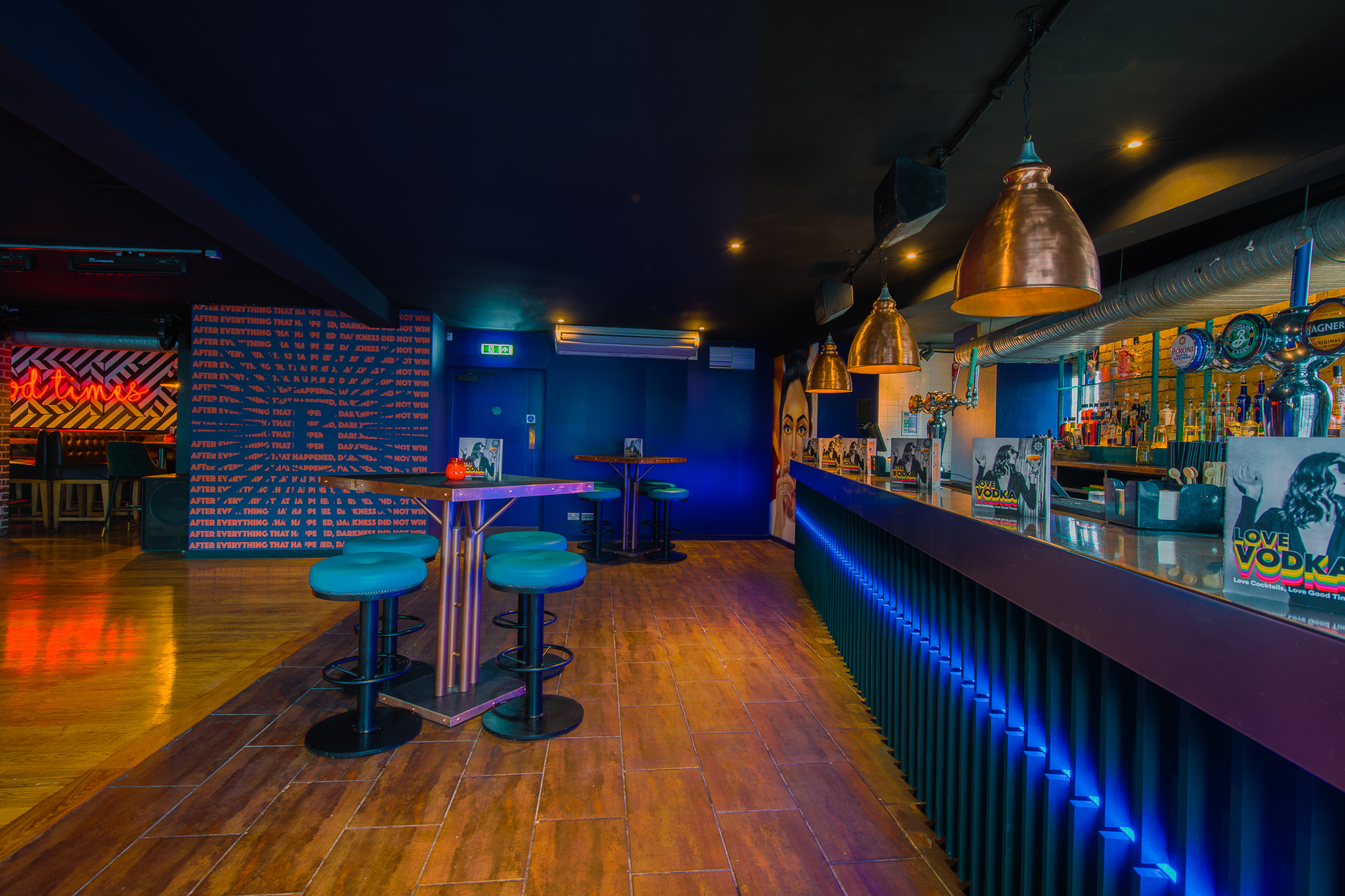 Modern Clubroom in Revolution Southampton, stylish venue for networking events.