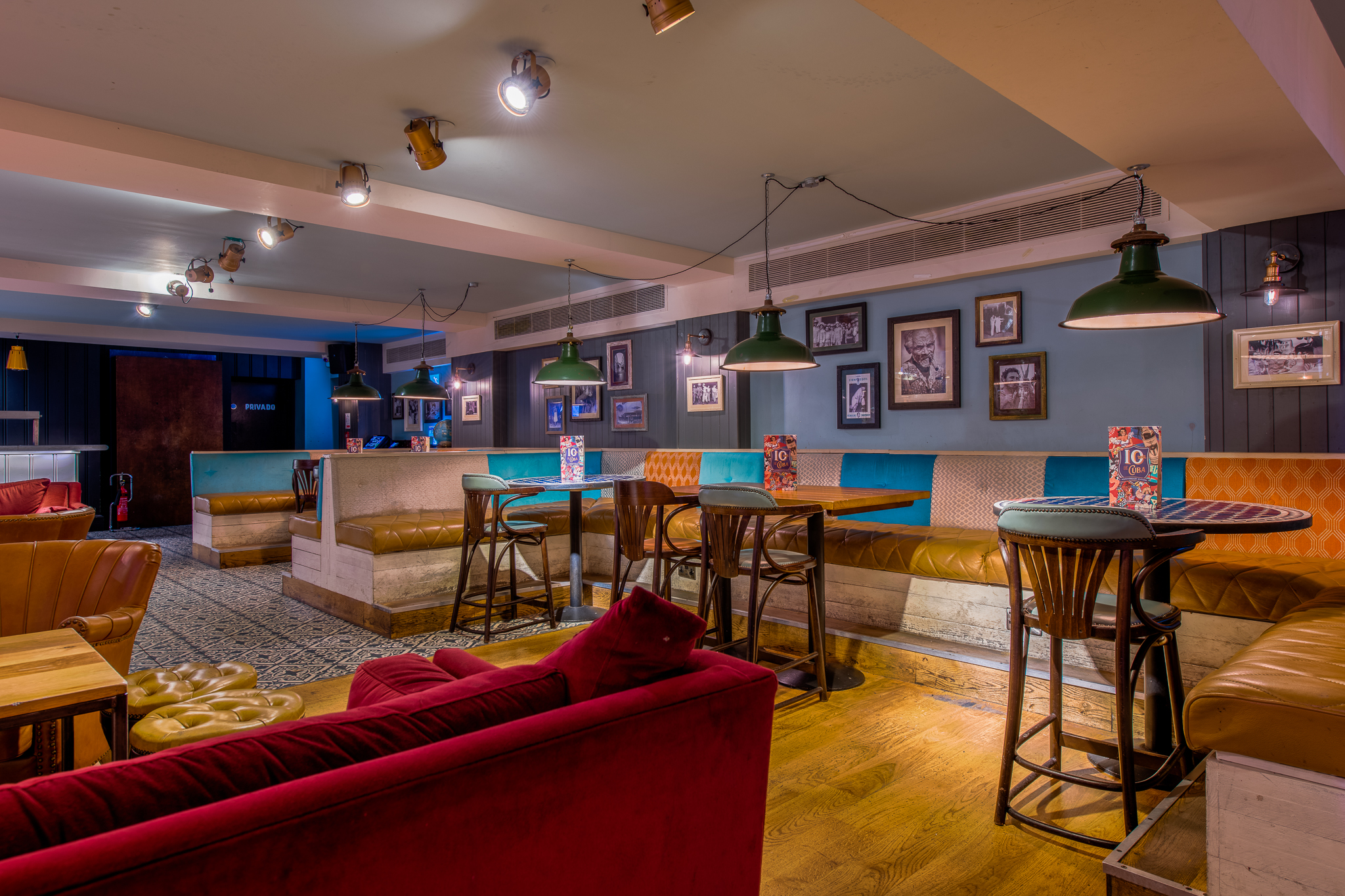 Stylish venue in Revolution De Cuba Belfast for casual corporate events and gatherings.