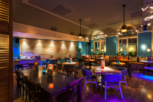 Vibrant event space at Revolucion De Cuba Nottingham for networking and gatherings.
