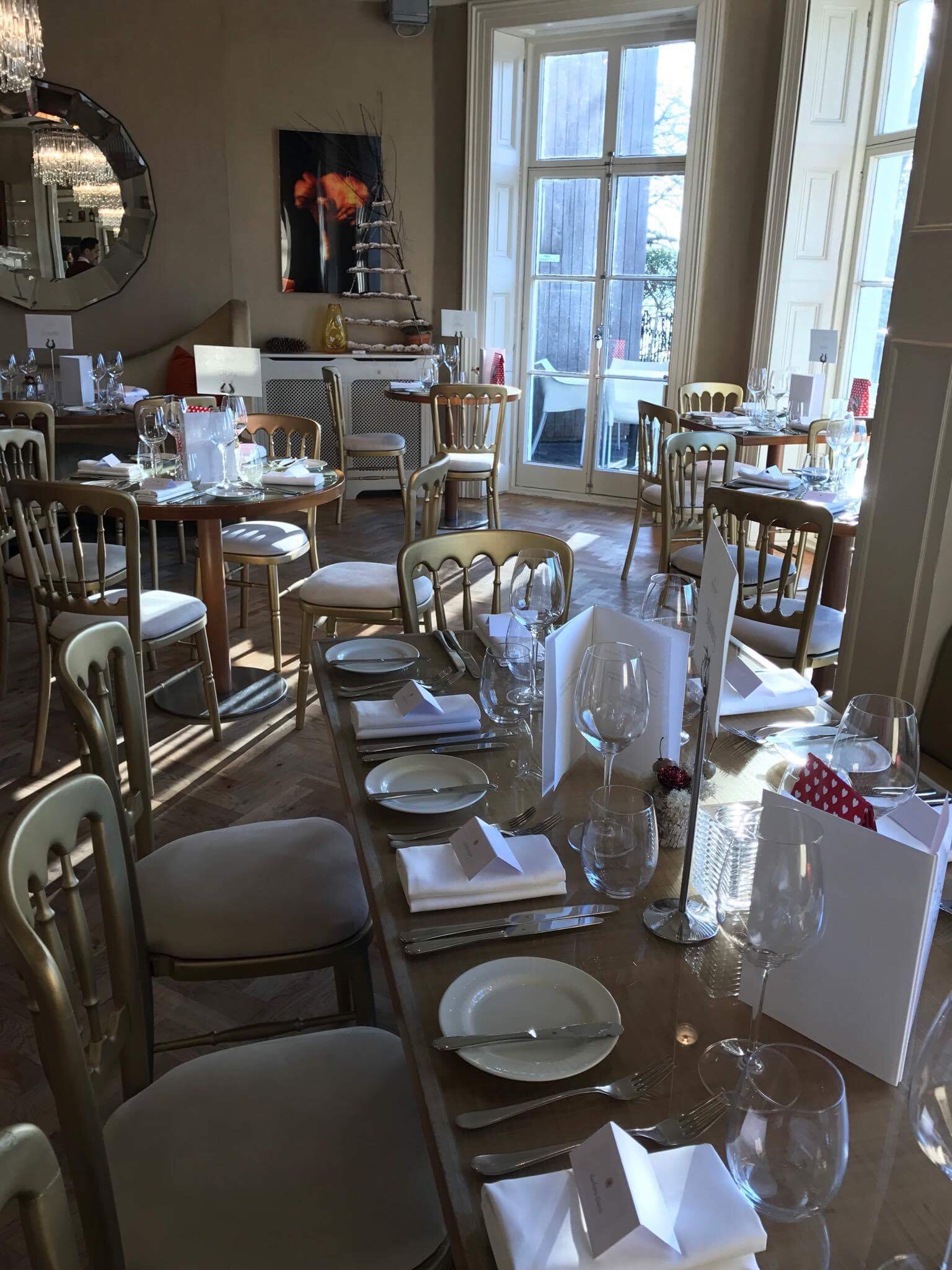 Elegant dining space at The Bingham, perfect for intimate events and networking.