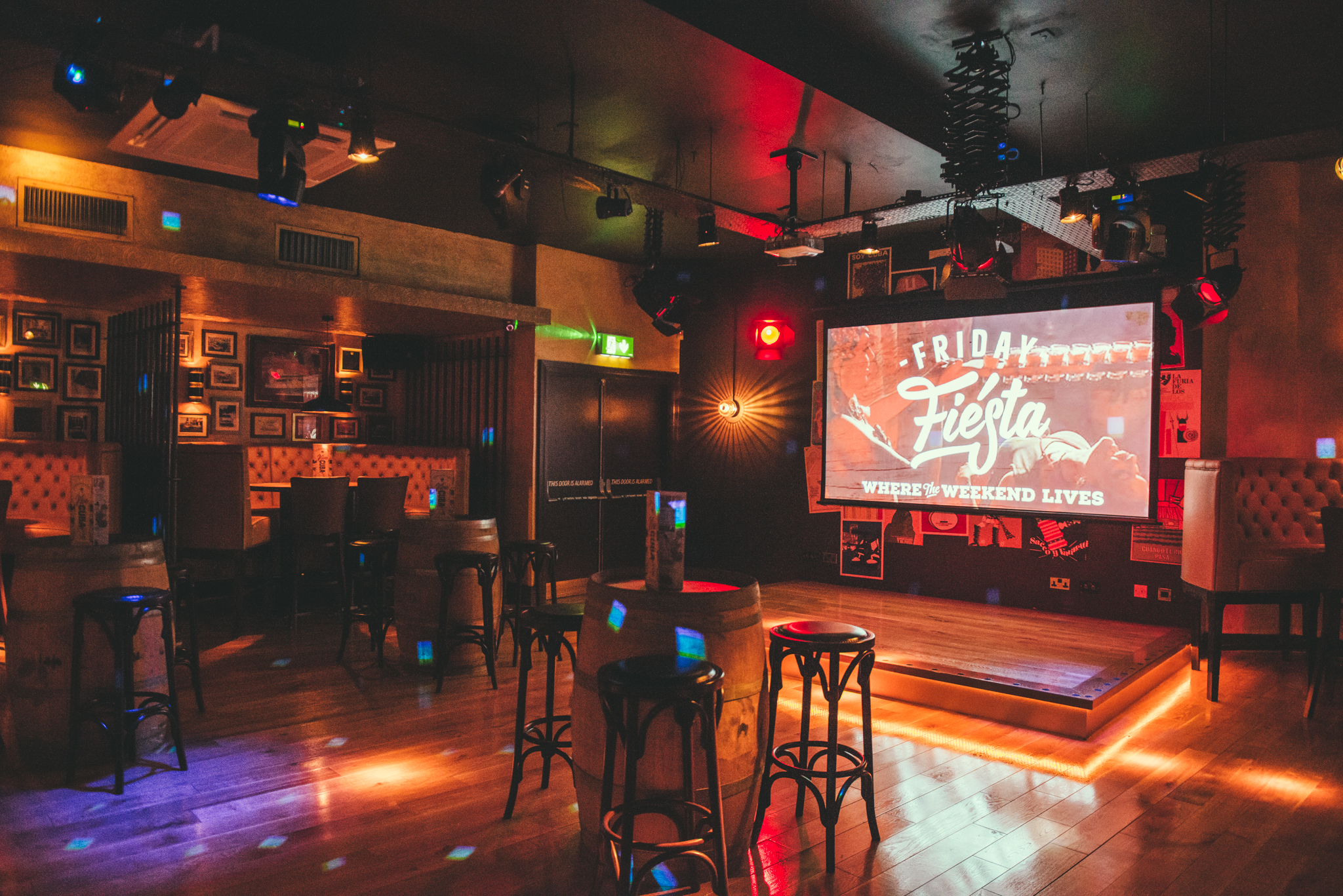 Vibrant event space at Casa & Havana, ideal for networking and celebrations.