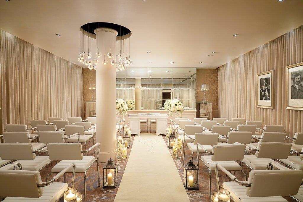 Elegant event space in Hard Days Night Hotel, perfect for weddings and corporate gatherings.