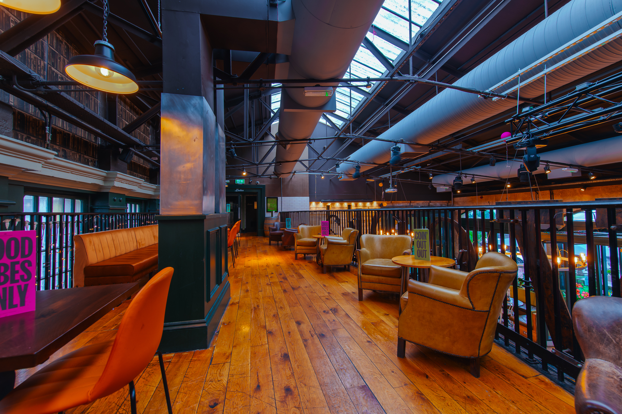 Stylish open-concept venue in Revolution Bristol, perfect for events and gatherings.