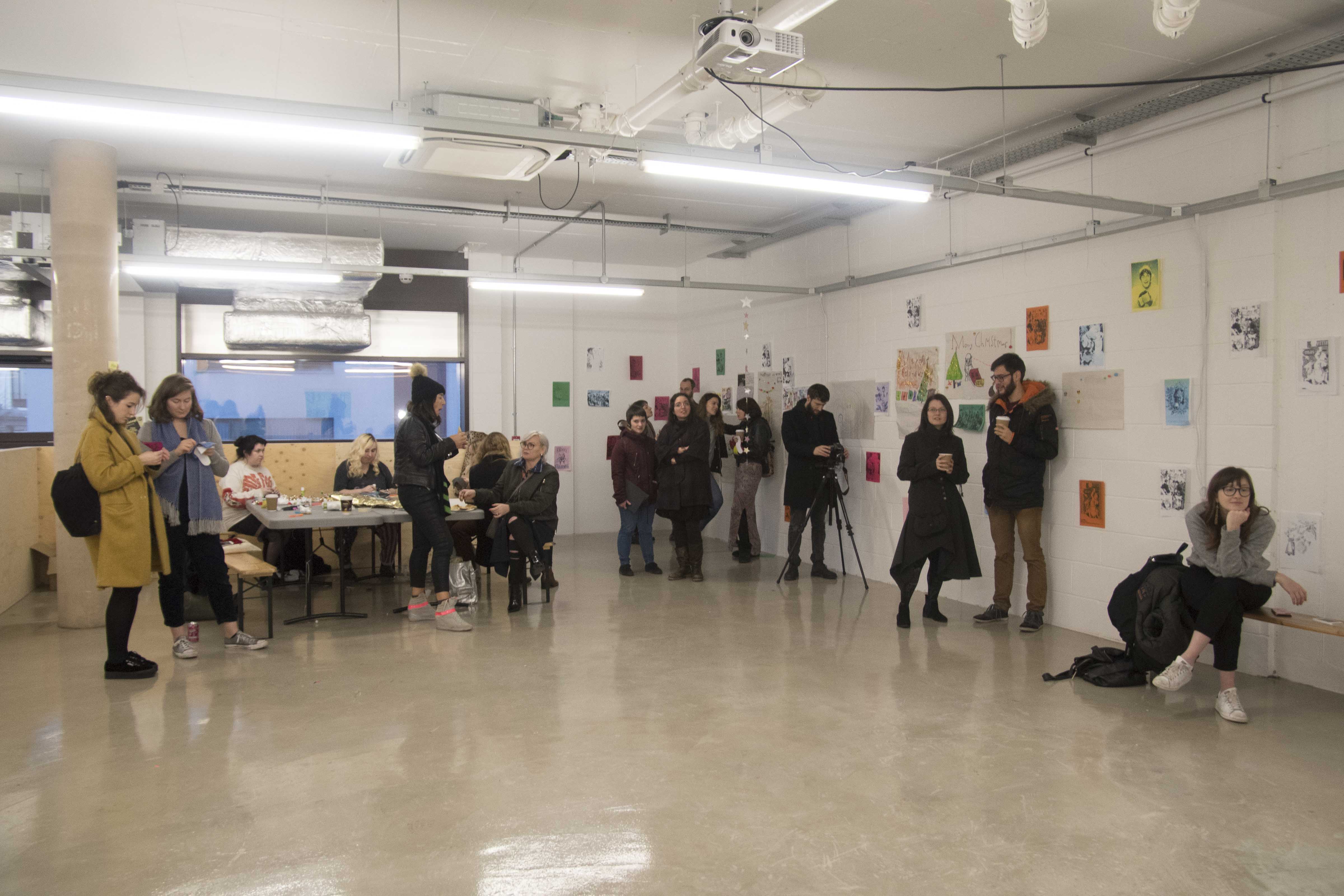 Dynamic event space at R.A.W Labs, ideal for networking and workshops.