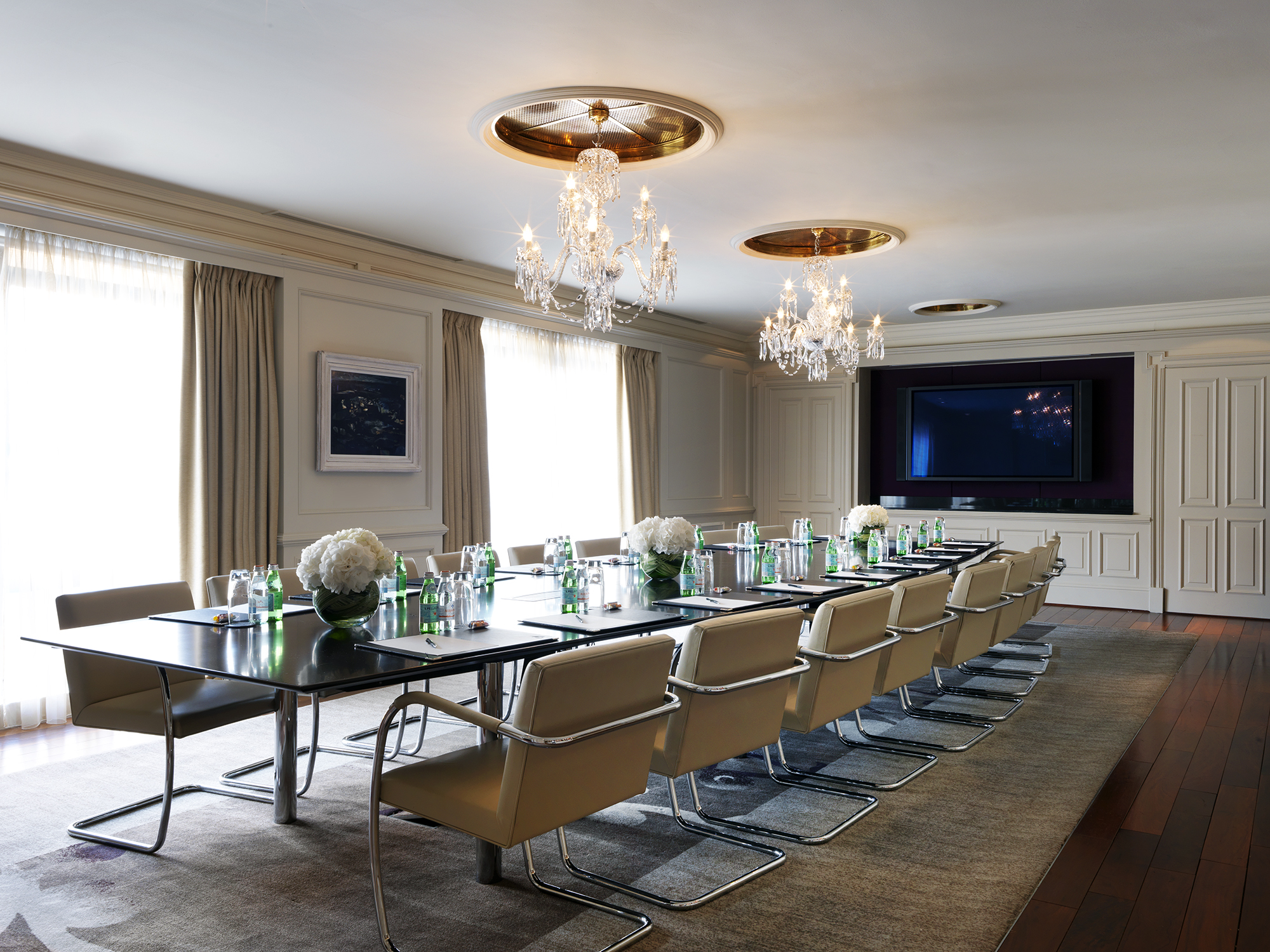Trinity Suite at Westbury Hotel Dublin, elegant meeting room for professional events.