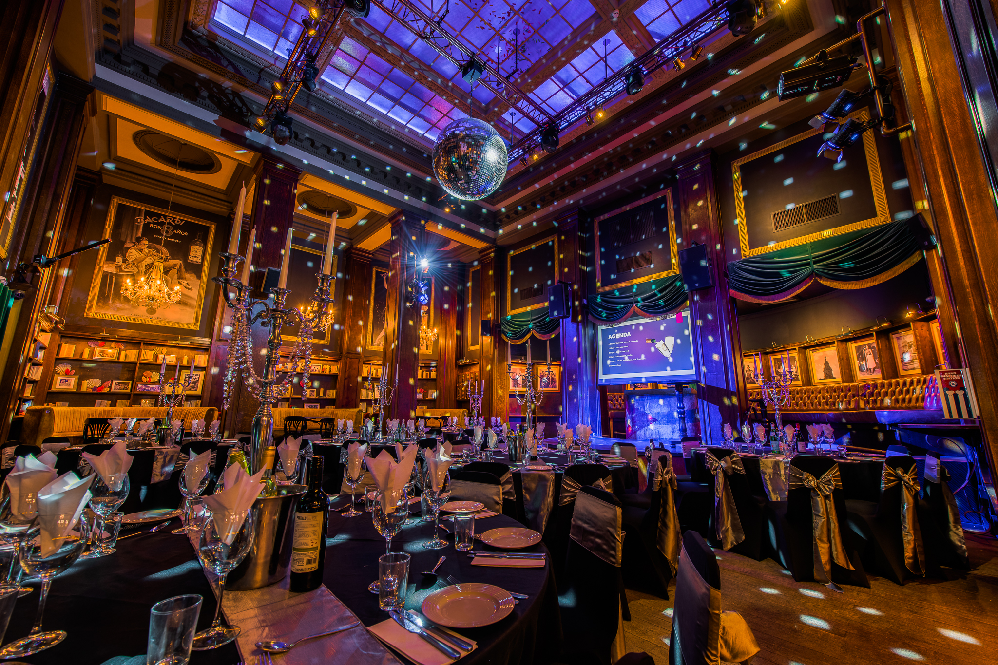 Elegant event space at Revolucion De Cuba Birmingham for upscale gatherings and galas.