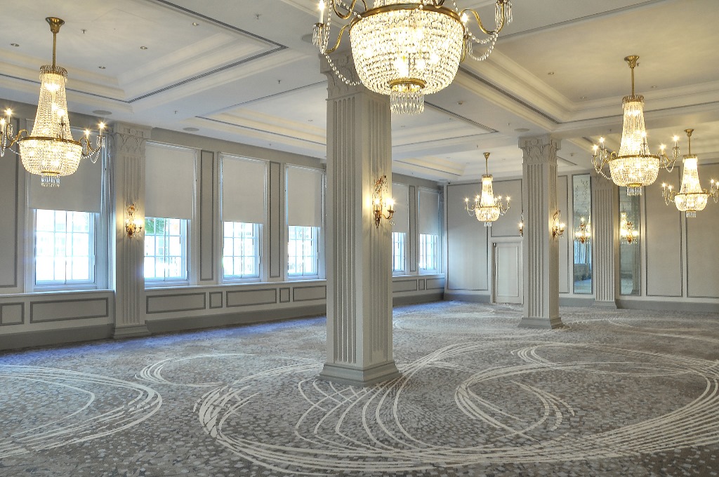 Elegant ballroom at JW Marriott Grosvenor House, perfect for corporate events and gatherings.