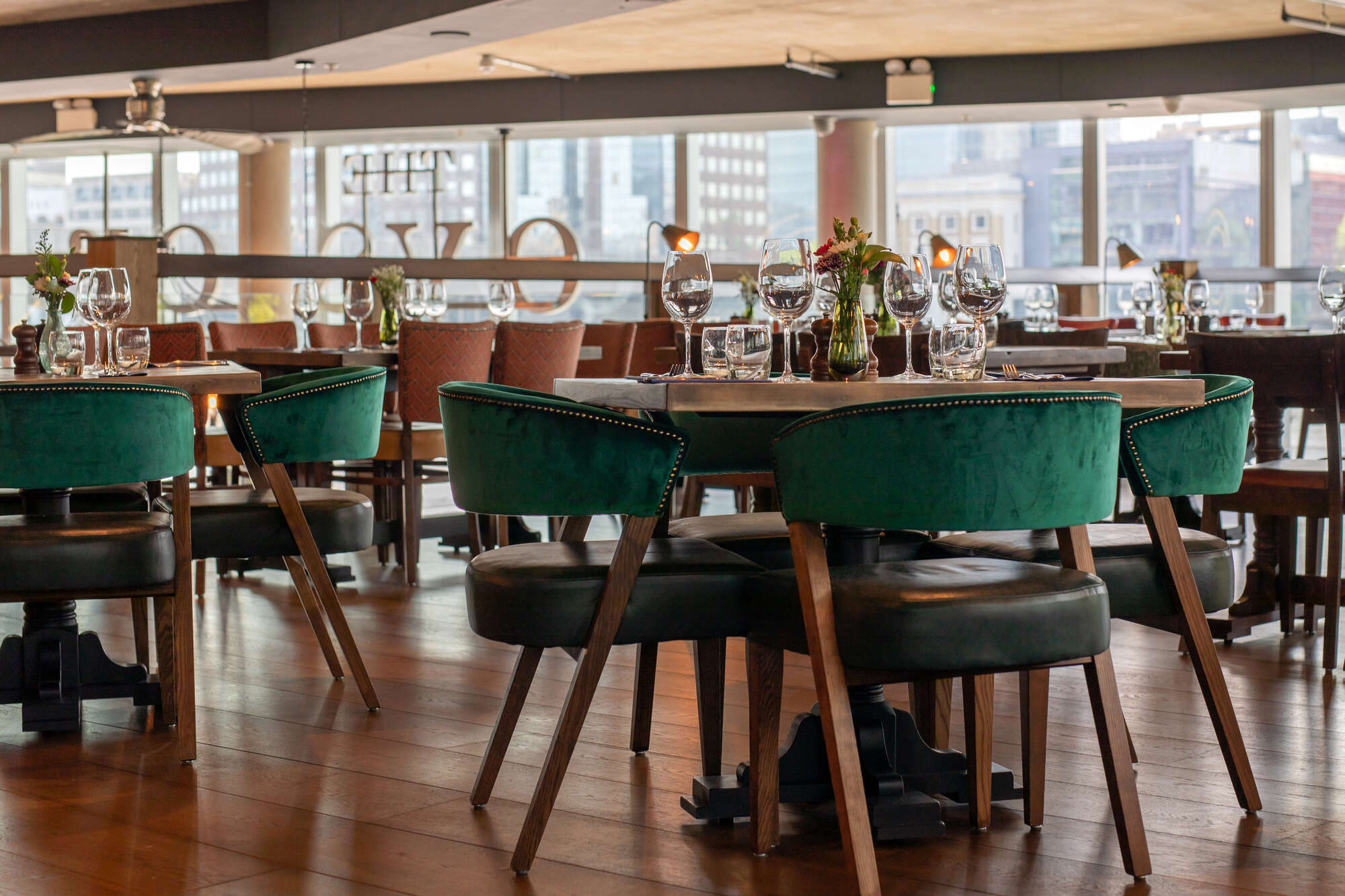 Rockefeller Lounge at The Oyster Shed: elegant restaurant for meetings and events.