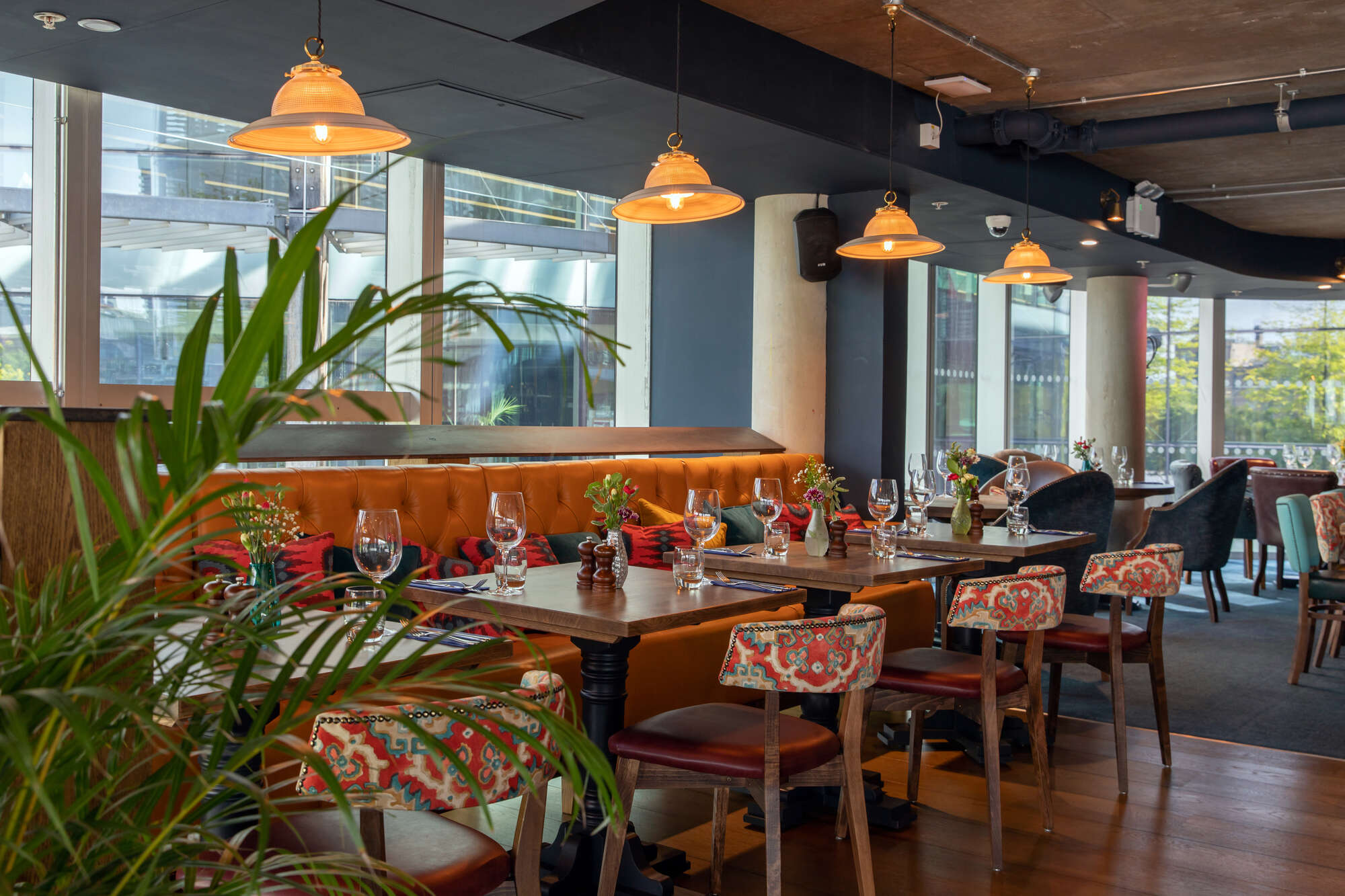 Rockefeller Lounge at The Oyster Shed: elegant dining space for intimate events and meetings.