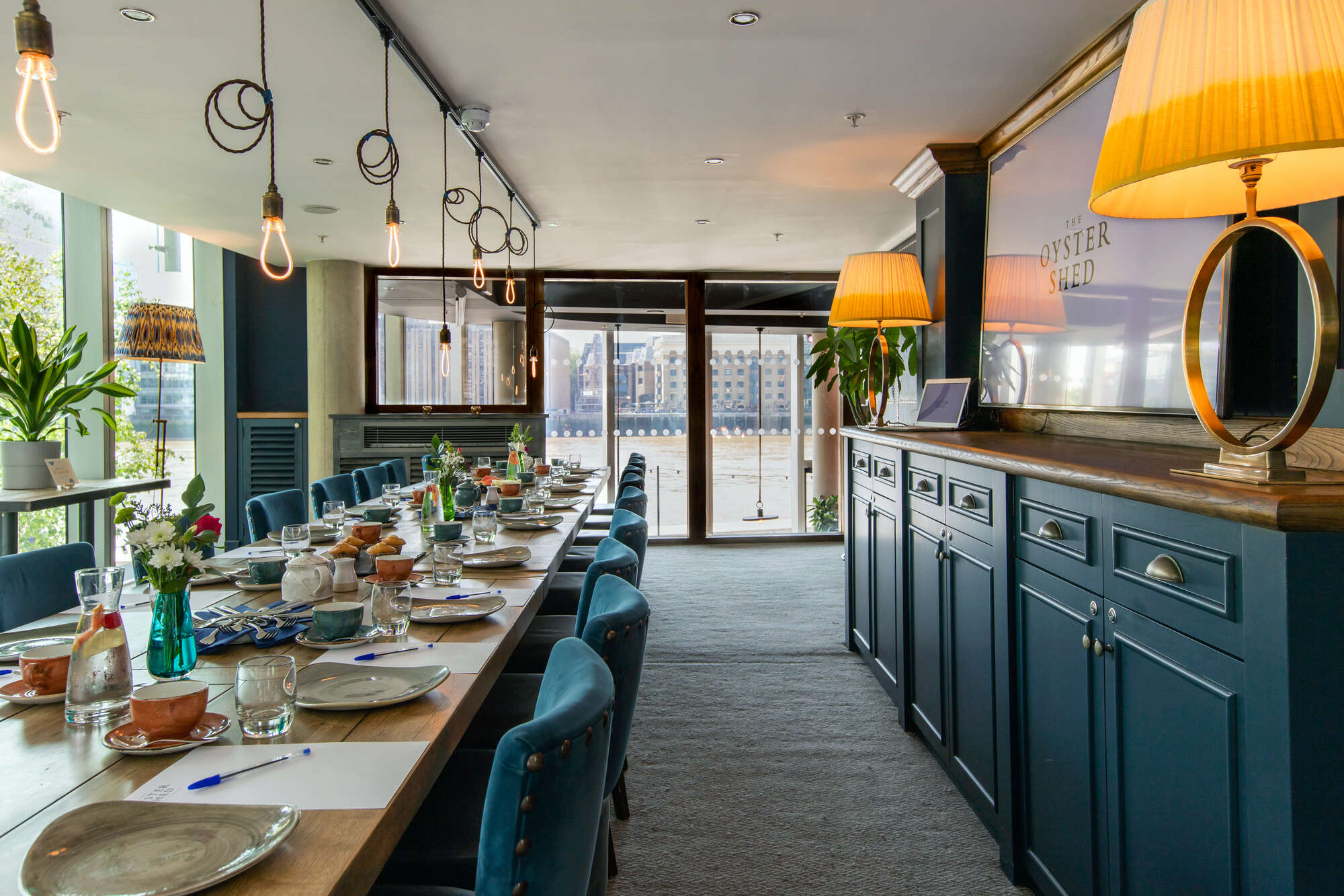 Elegant meeting space at The Captain's Table, perfect for networking events.