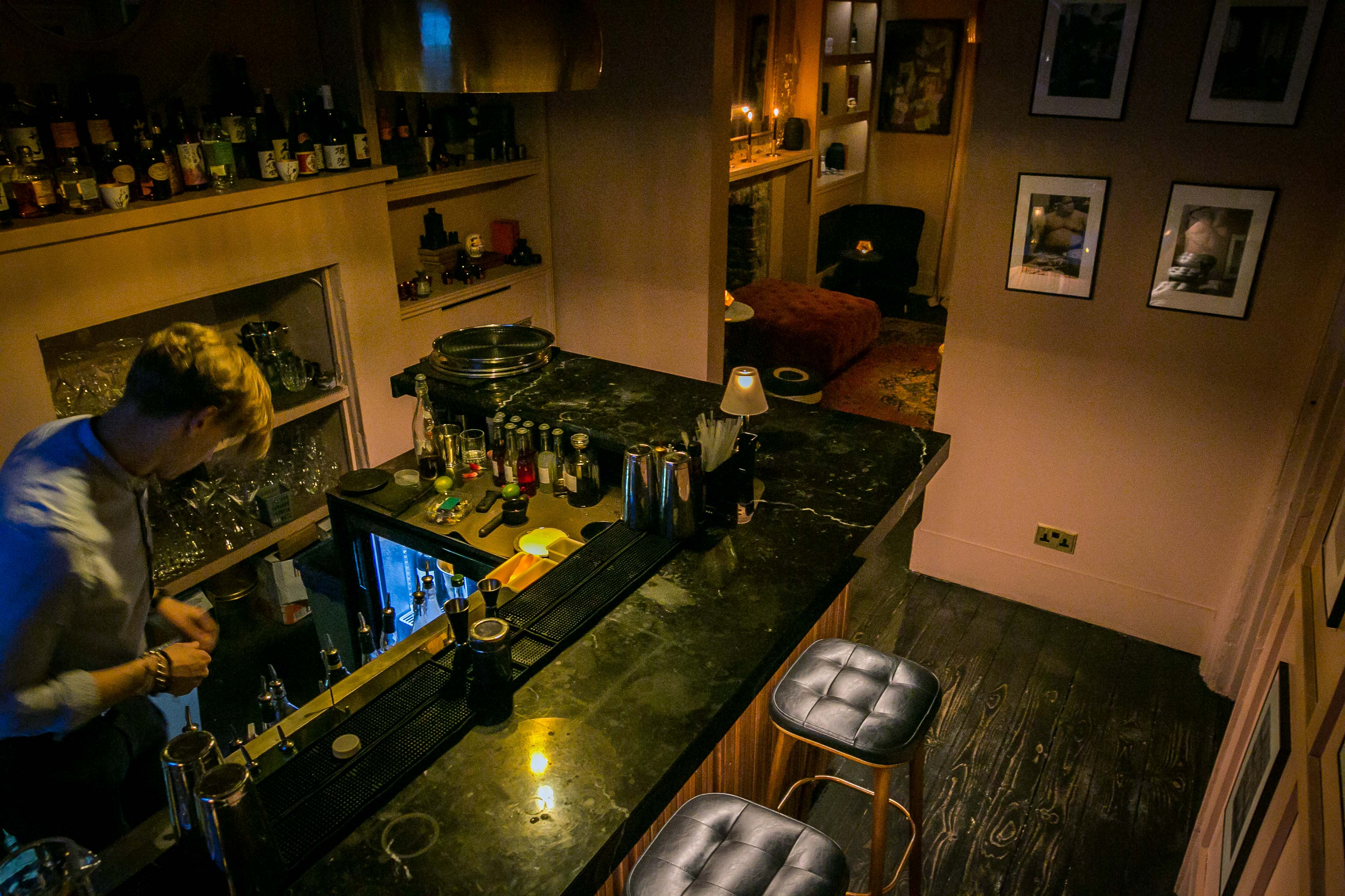 Whisky and Sake Bar in Southam Street, intimate setting for exclusive events and gatherings.