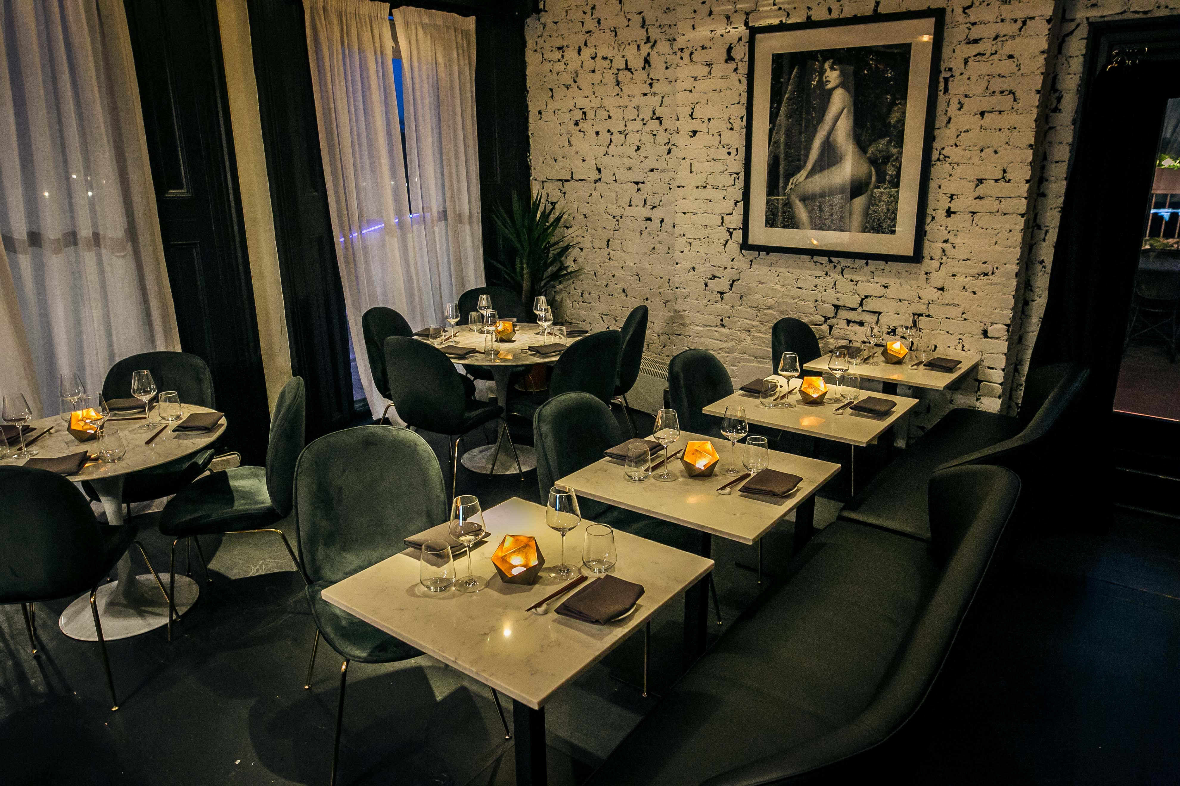 Elegant dining space at Robata Grill, perfect for intimate gatherings and corporate dinners.