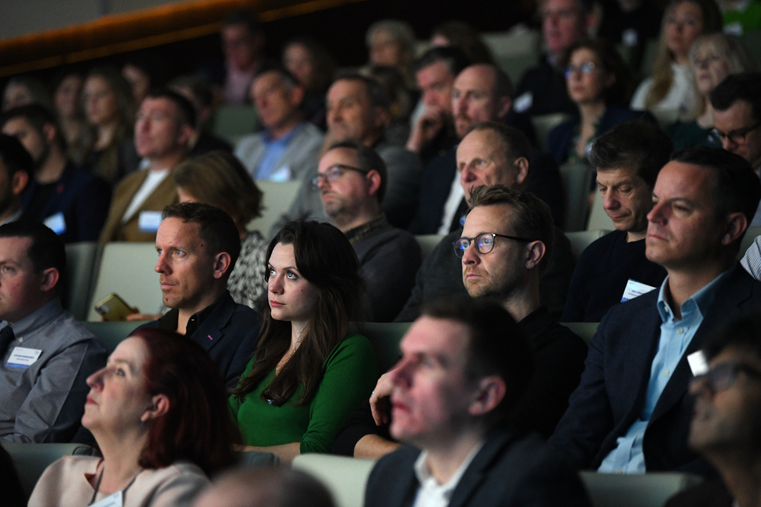 Engaged audience at 30 Euston Square conference, showcasing immersive seminar experience.