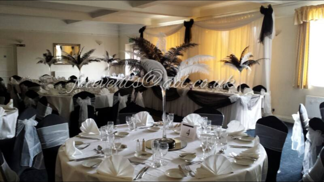 Elegant banquet room in Best Western Thurrock Hotel, perfect for weddings and corporate events.