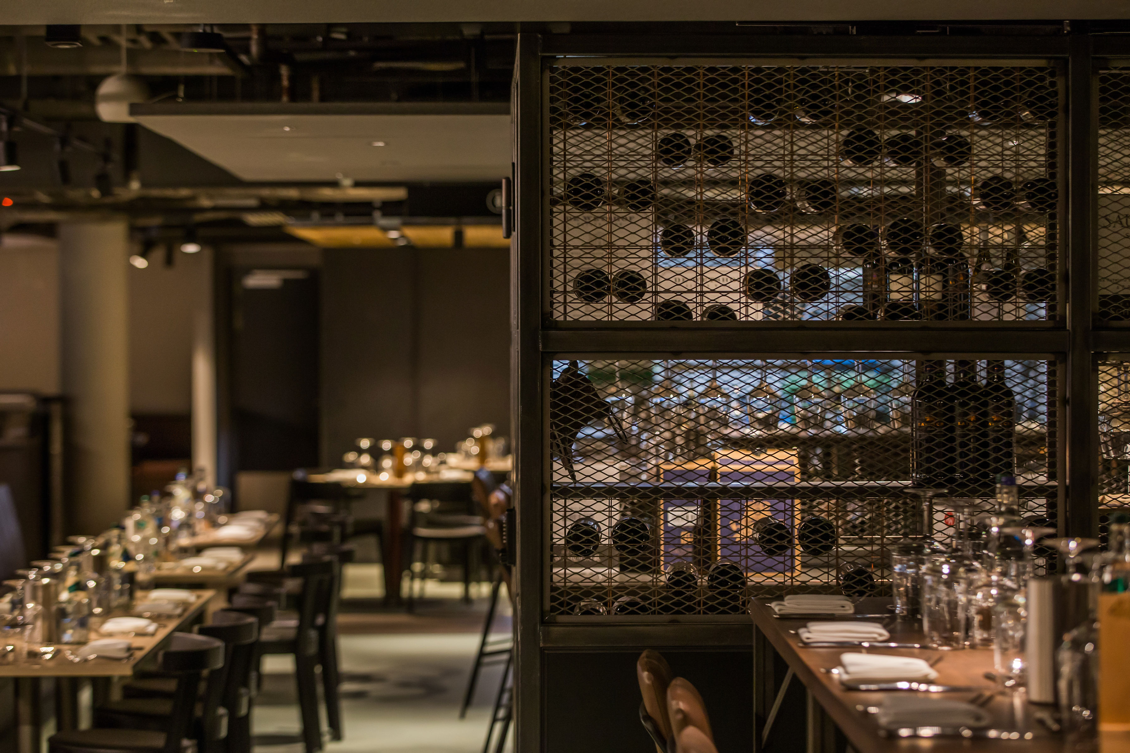 Elegant dining space at Allianz Stadium, Twickenham for corporate events and gatherings.