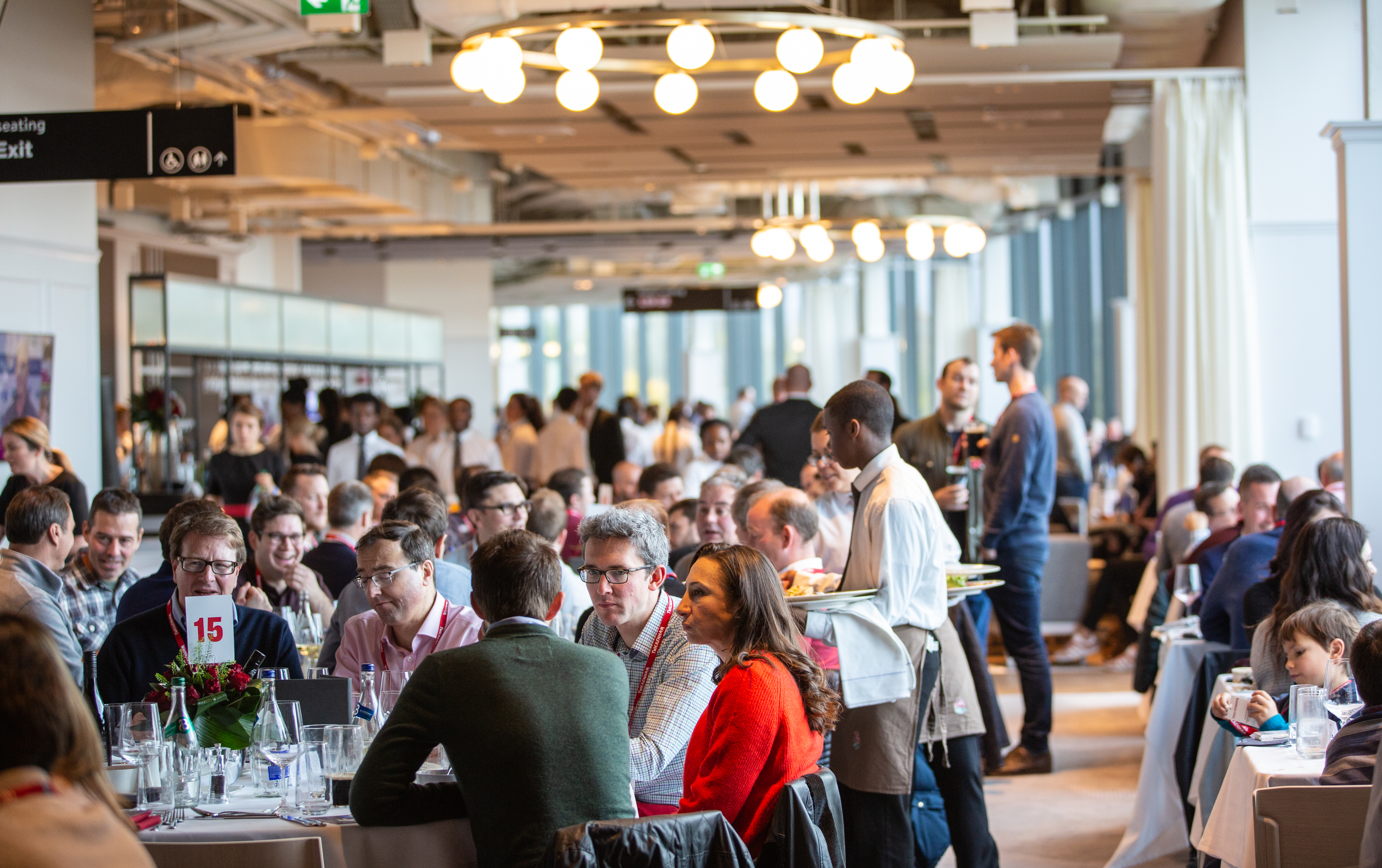Lock No. 5 at Allianz Stadium, Twickenham: modern event space for networking and collaboration.