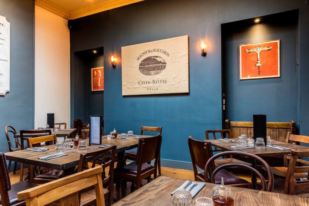 Stylish dining space in The Vestry, perfect for intimate gatherings and corporate events.