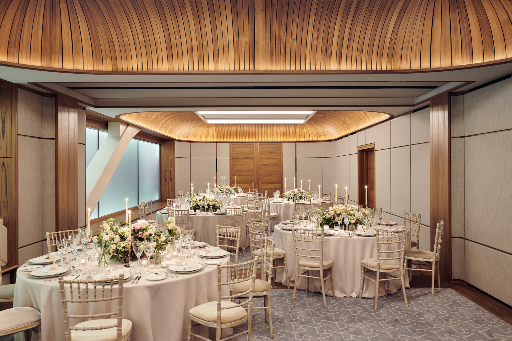 Elegant Wilton Room at The Berkeley, perfect for upscale weddings and corporate events.