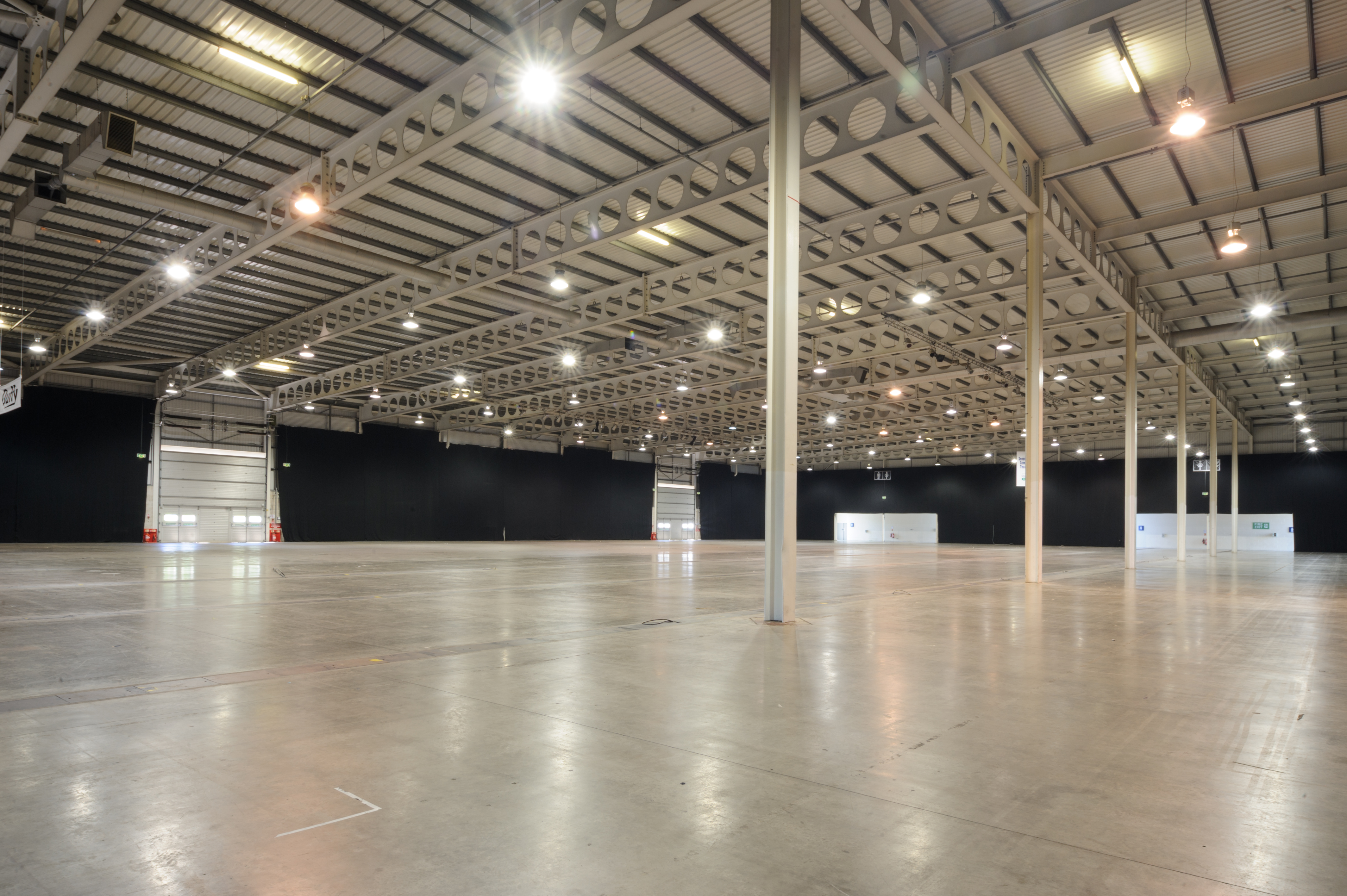 Spacious Hall 2 at NAEC Stoneleigh, ideal for trade shows and corporate events.