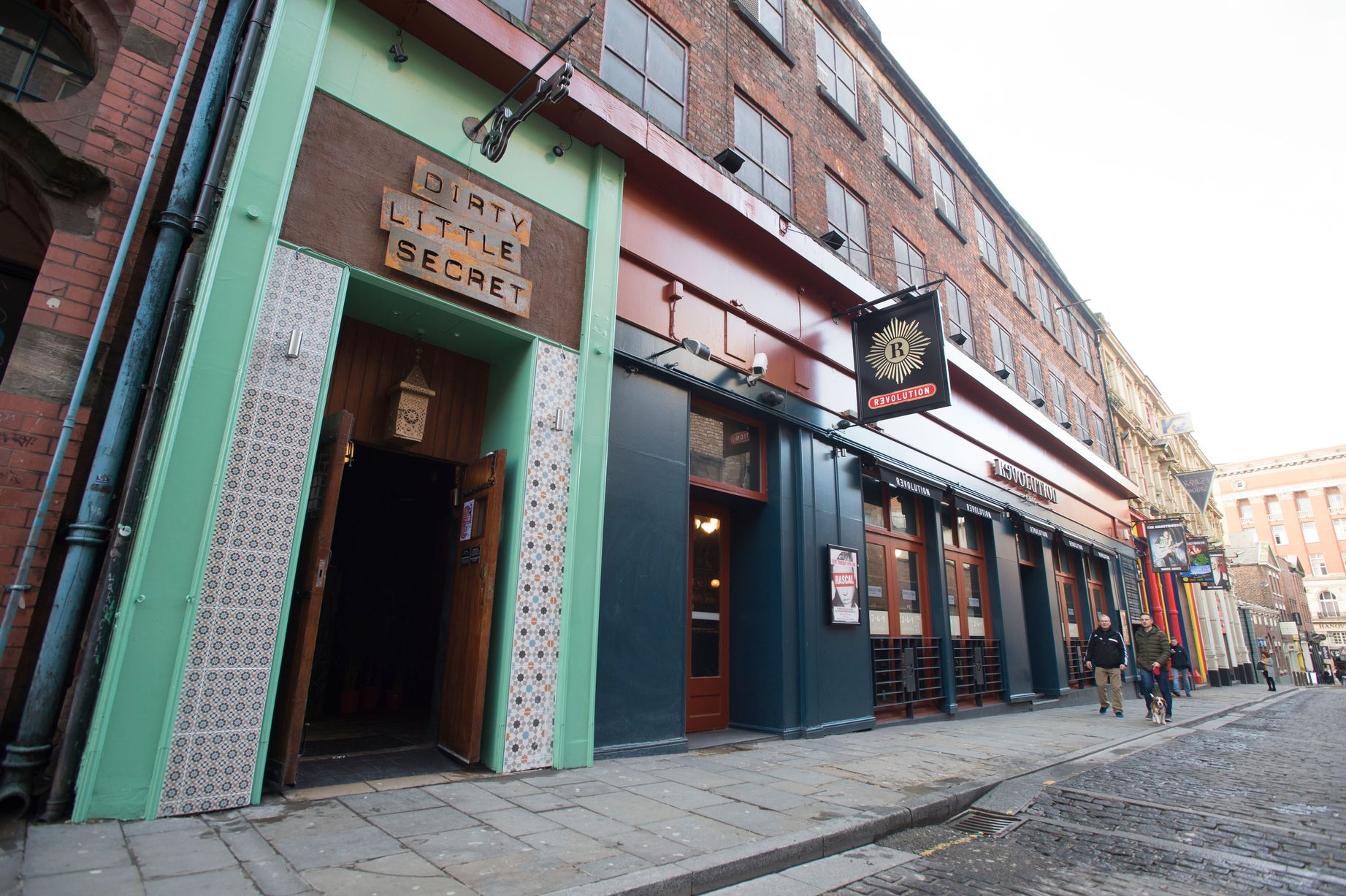 Charming venue entrance for intimate gatherings and creative events in Dirty Little Secret.