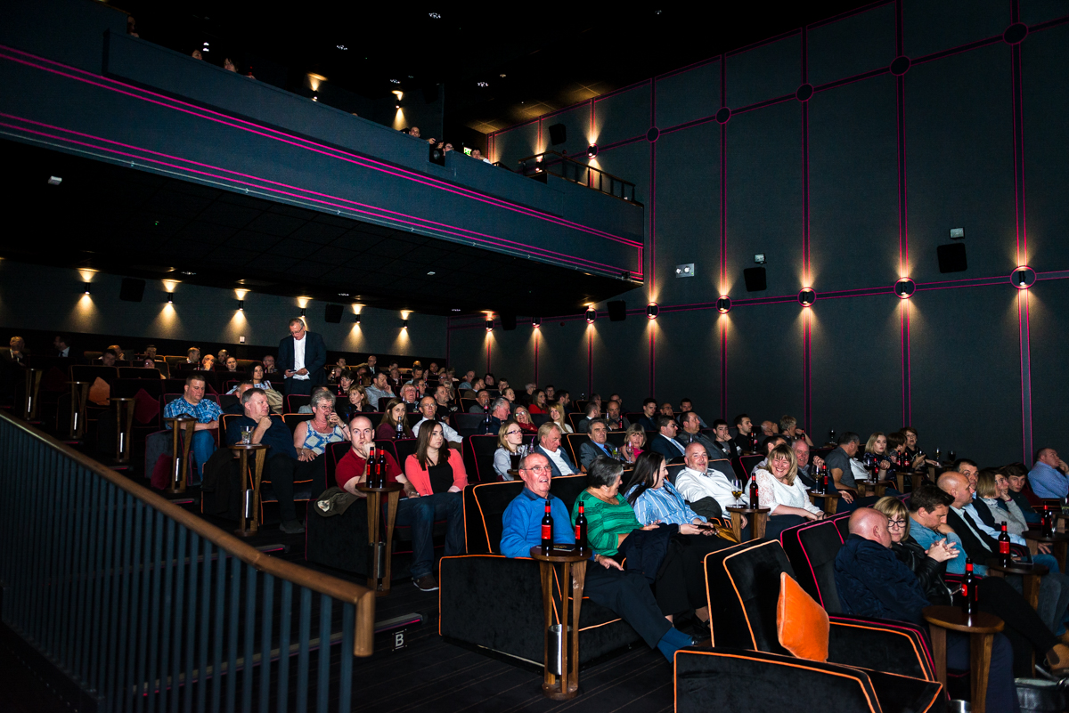 Everyman Leeds cinema event with engaged audience in plush seating, ideal for premieres.