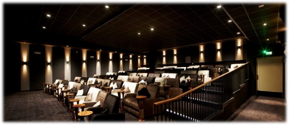 Modern theater meeting space with plush seating in Everyman Leeds for conferences.