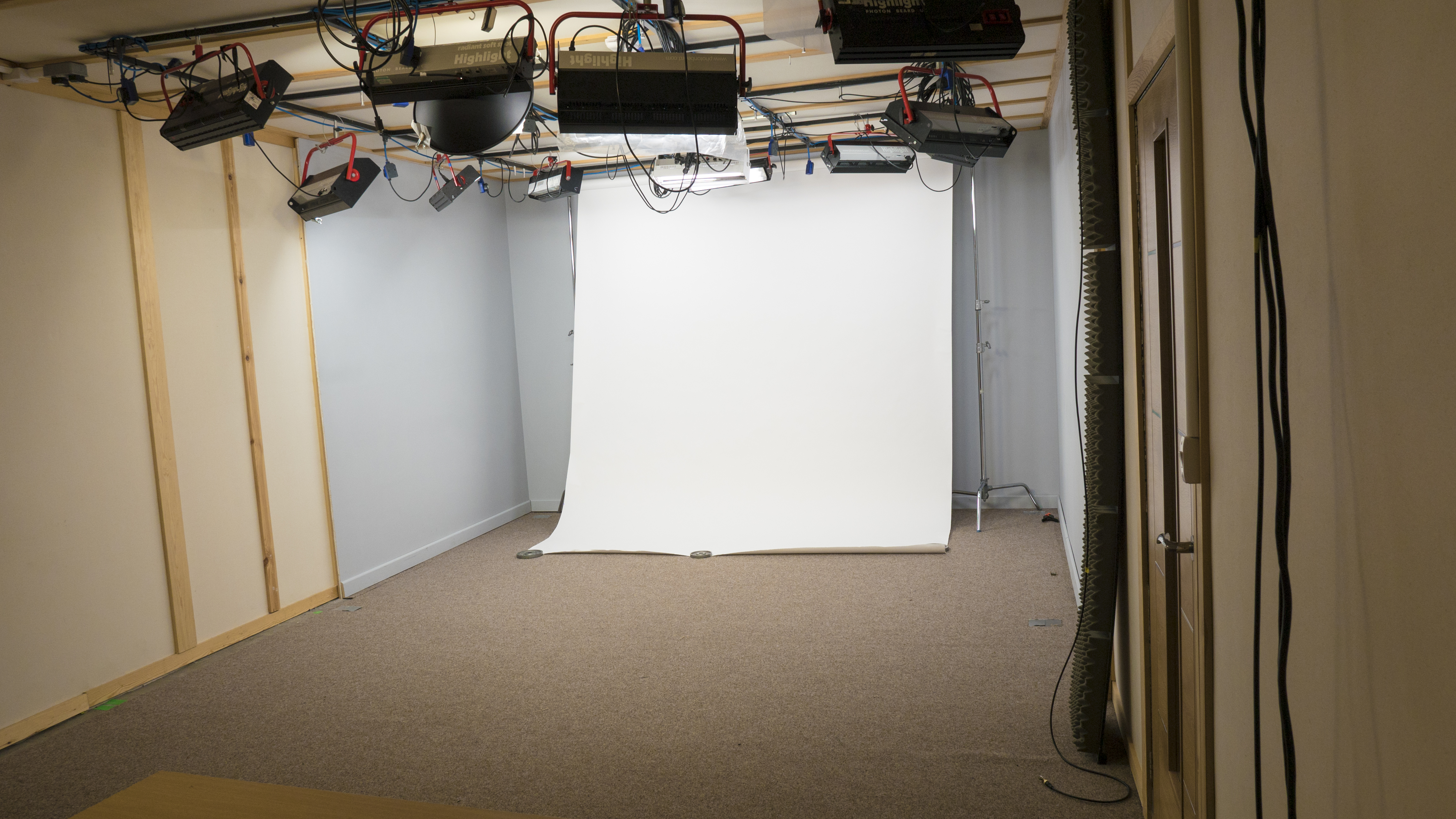 Soundproof Studio at Galleon Studios, versatile event space for presentations and workshops.