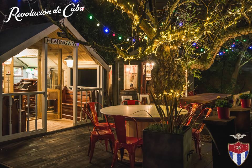 Charming outdoor venue for networking events in Revolucion De Cuba Norwich.