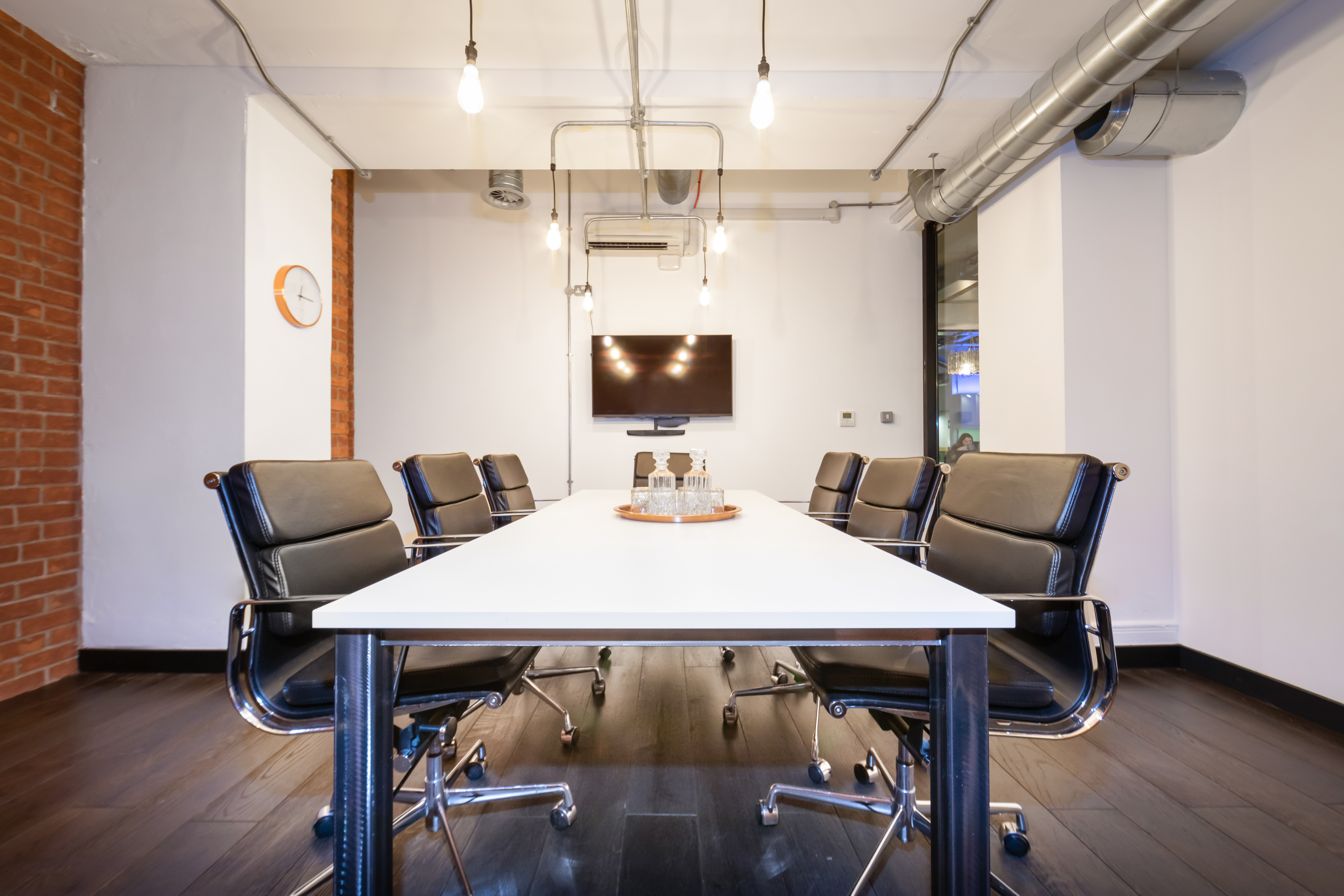 Modern conference room with ergonomic seating for productive meetings in The Space Holborn.