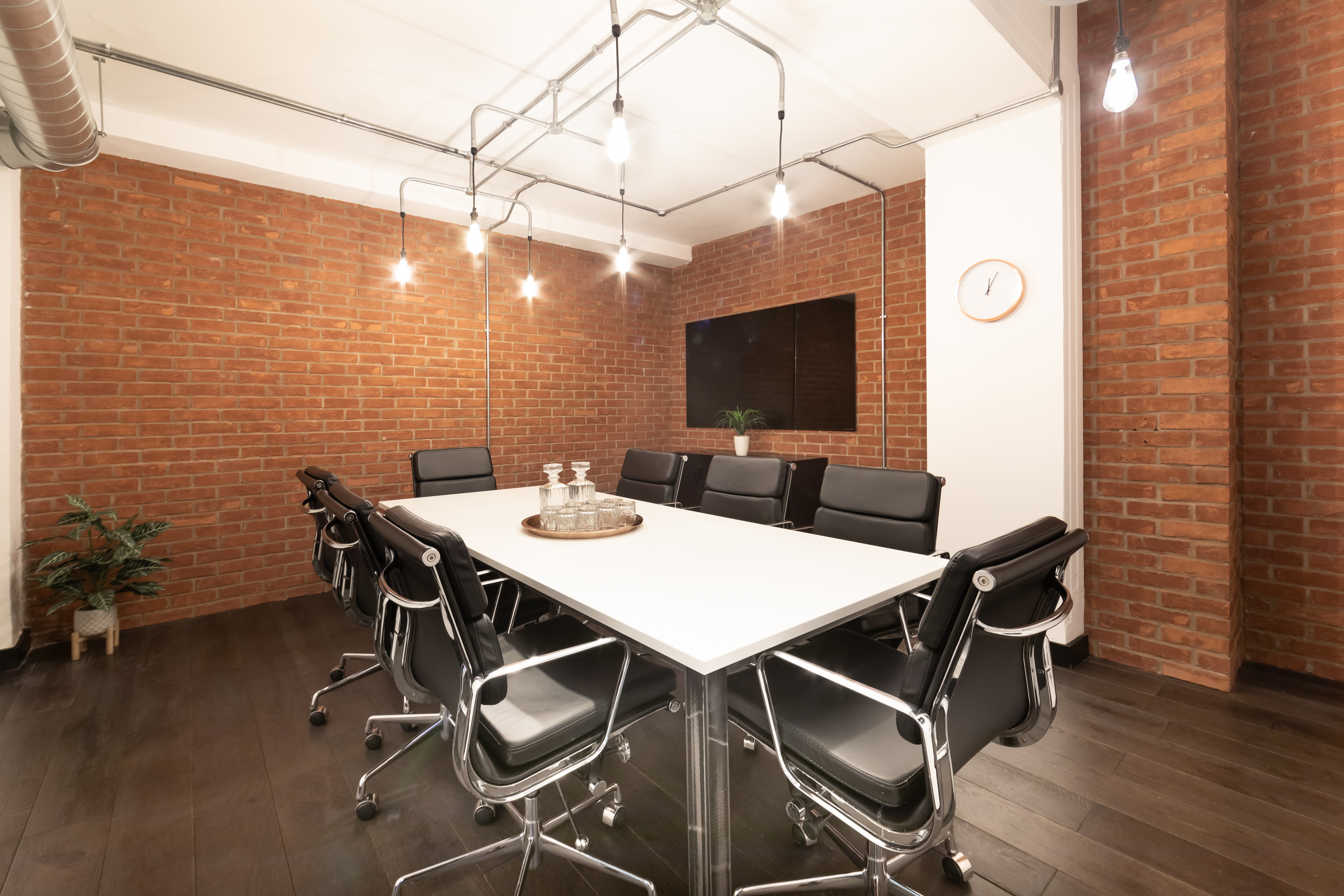 Modern conference room in The Space Holborn, ideal for corporate meetings and presentations.