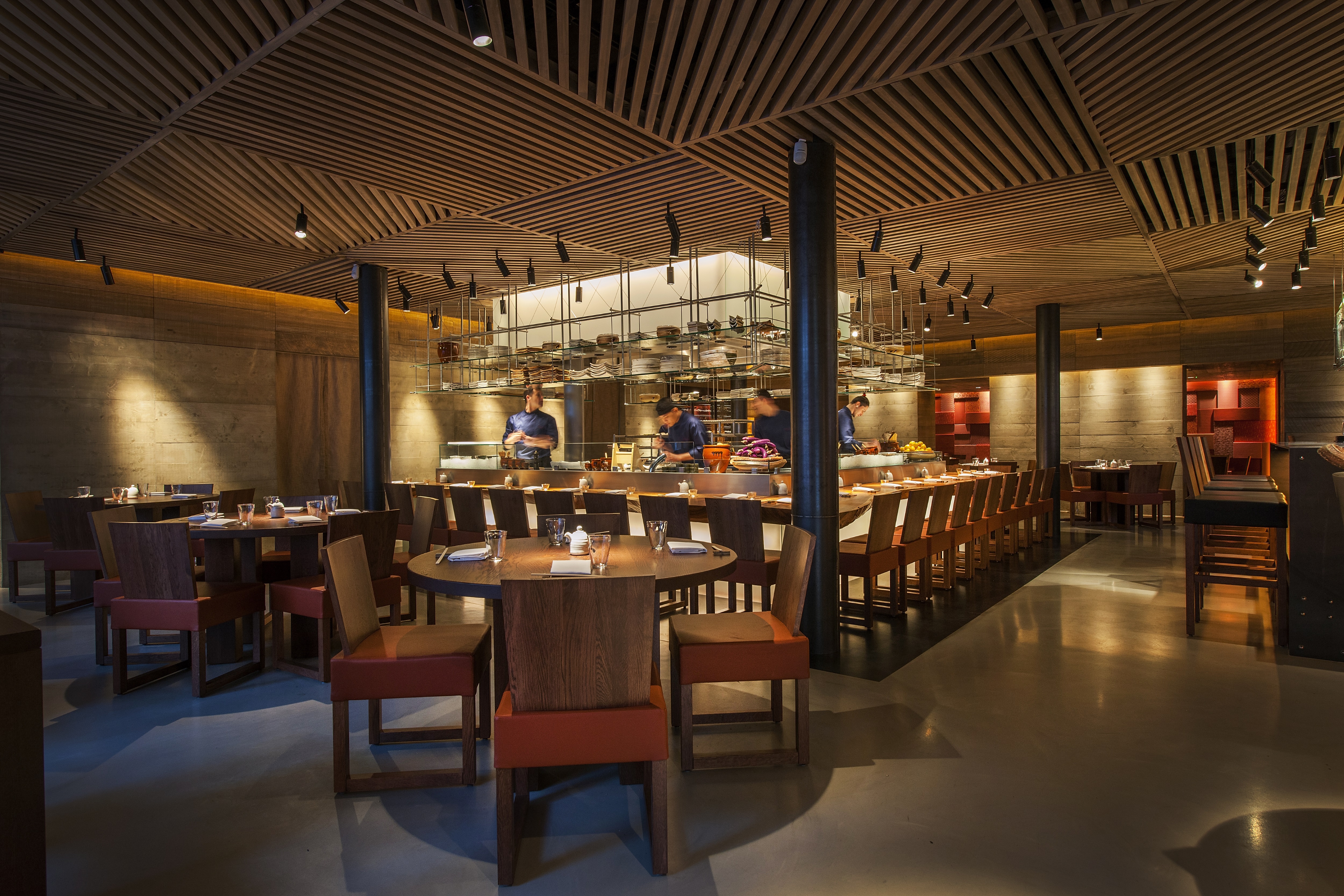Adzuki Private Dining Room at ROKA Mayfair, modern venue for intimate events and meetings.